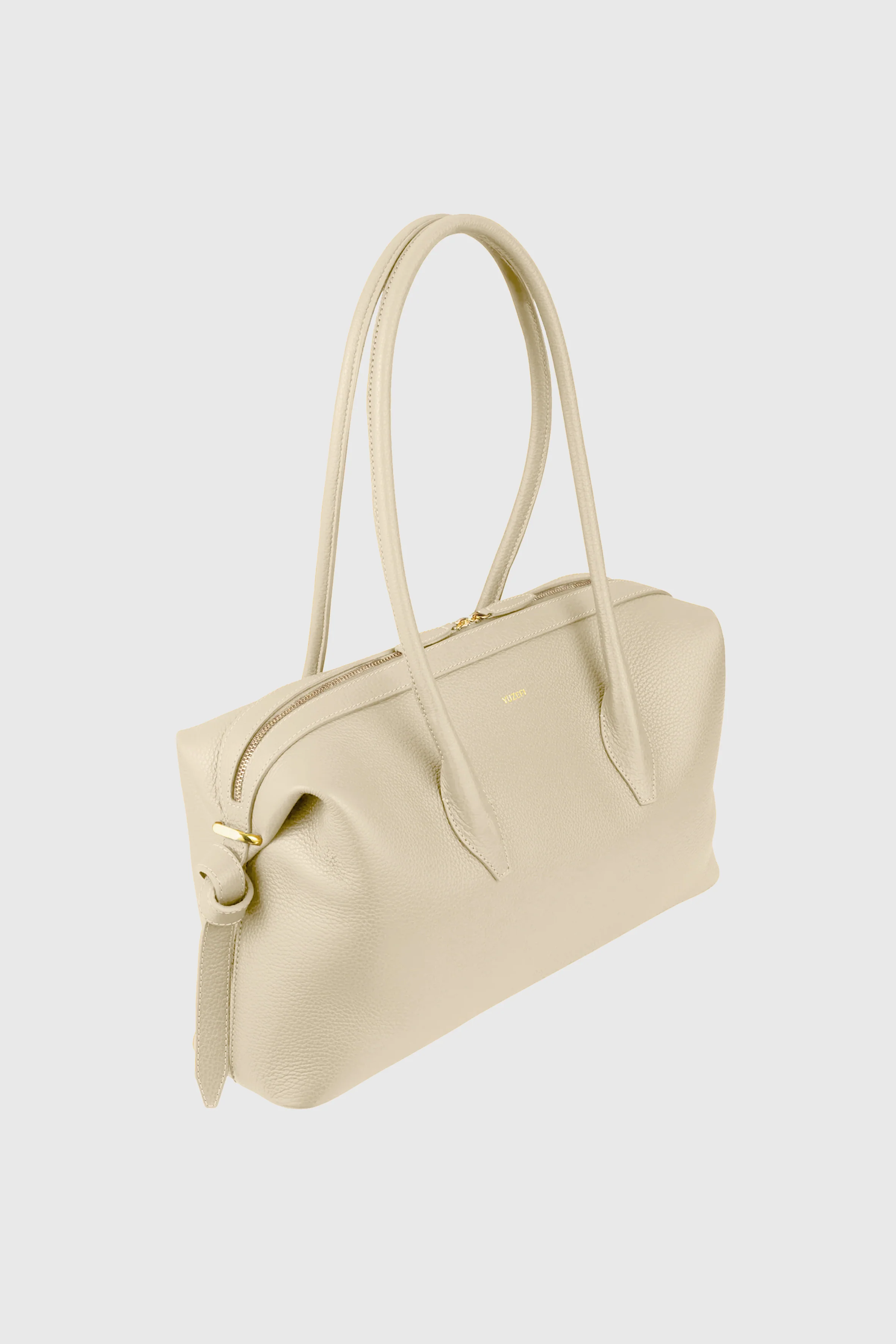 BRIOCHE DUFFLE - ANGORA PEBBLE GRAINED LEATHER - Image 3