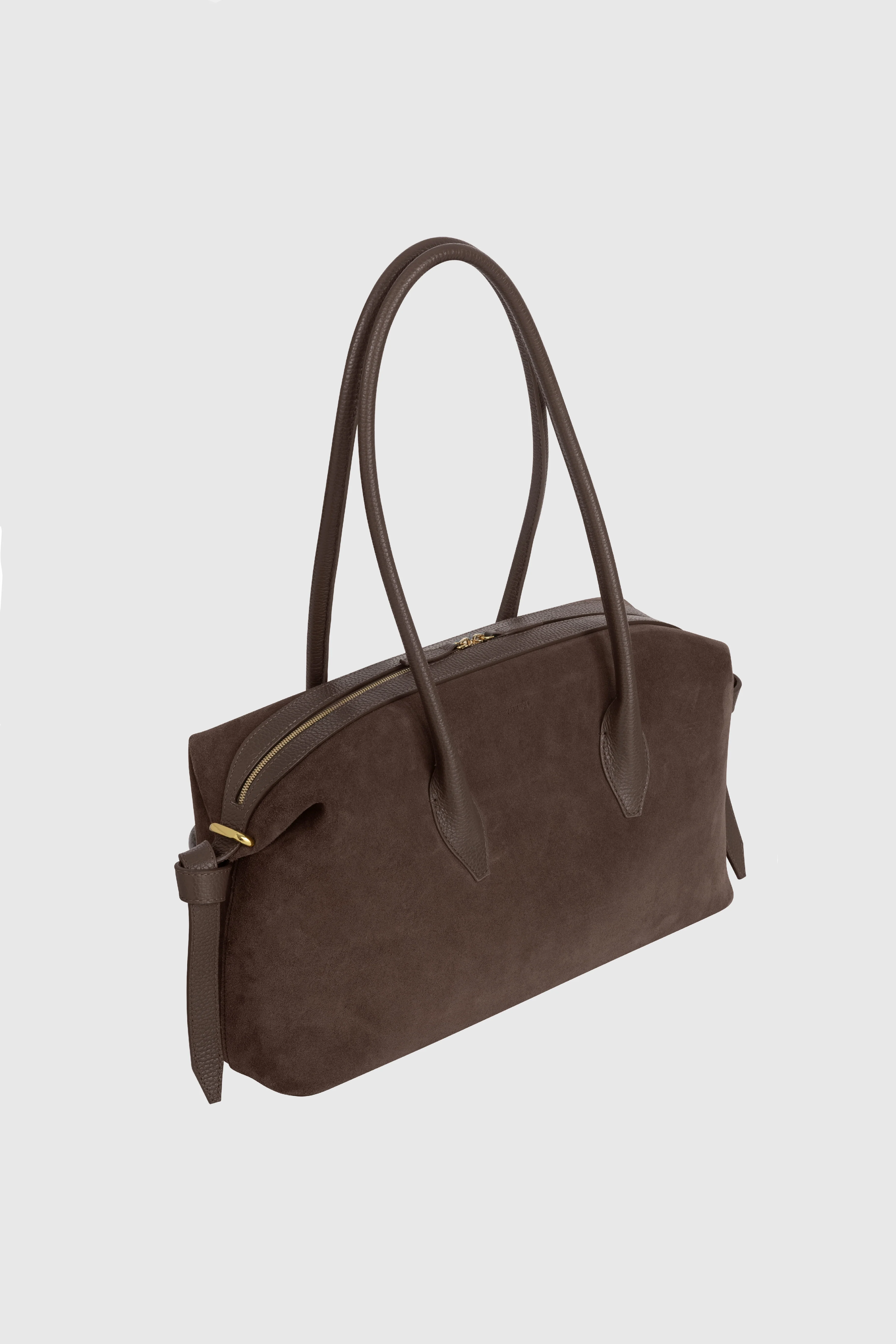 BRIOCHE DUFFLE - NUTMEG SUEDE - Image 3