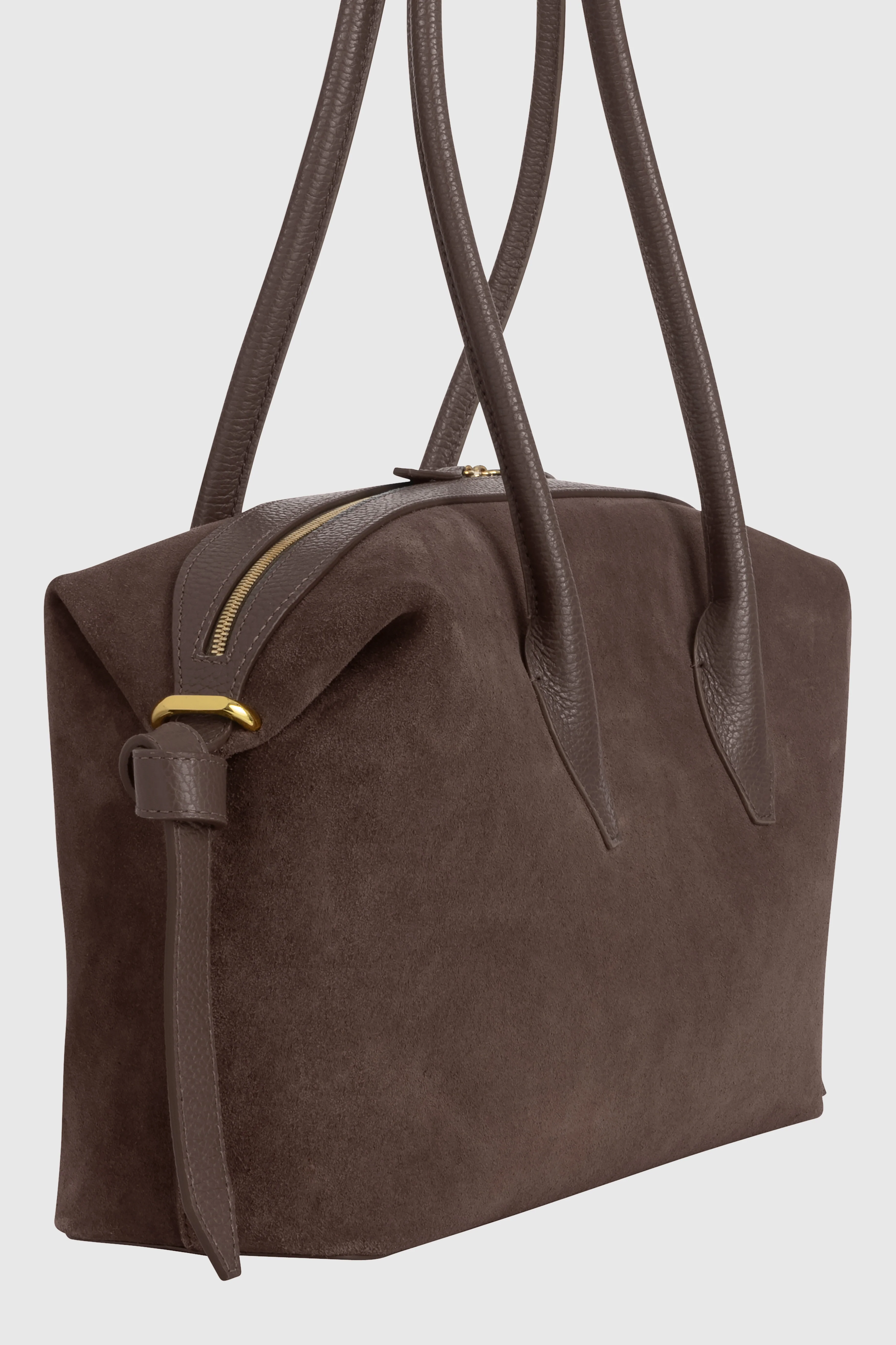 BRIOCHE DUFFLE - NUTMEG SUEDE - Image 4