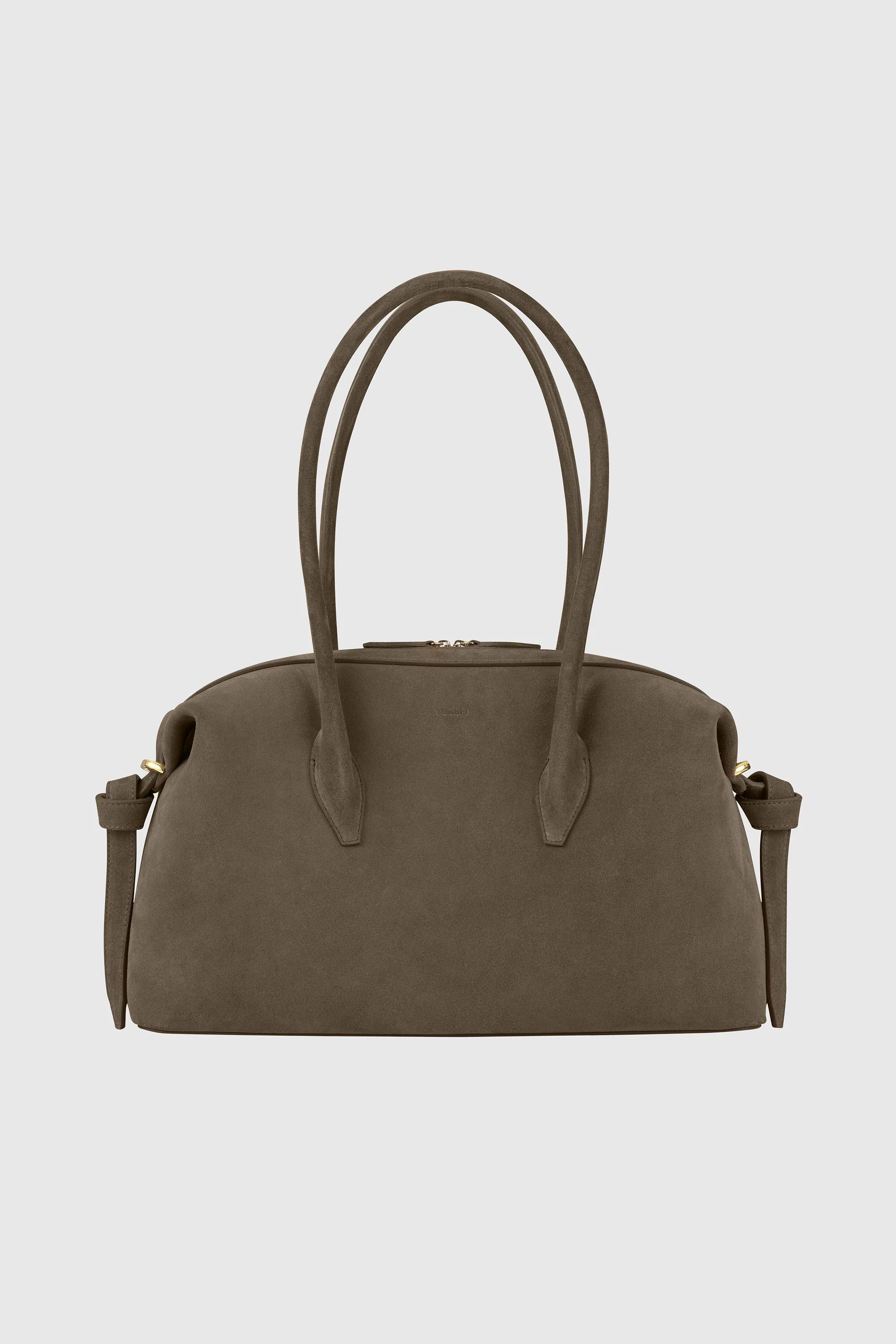 BRIOCHE DUFFLE - TAUPE SUEDE