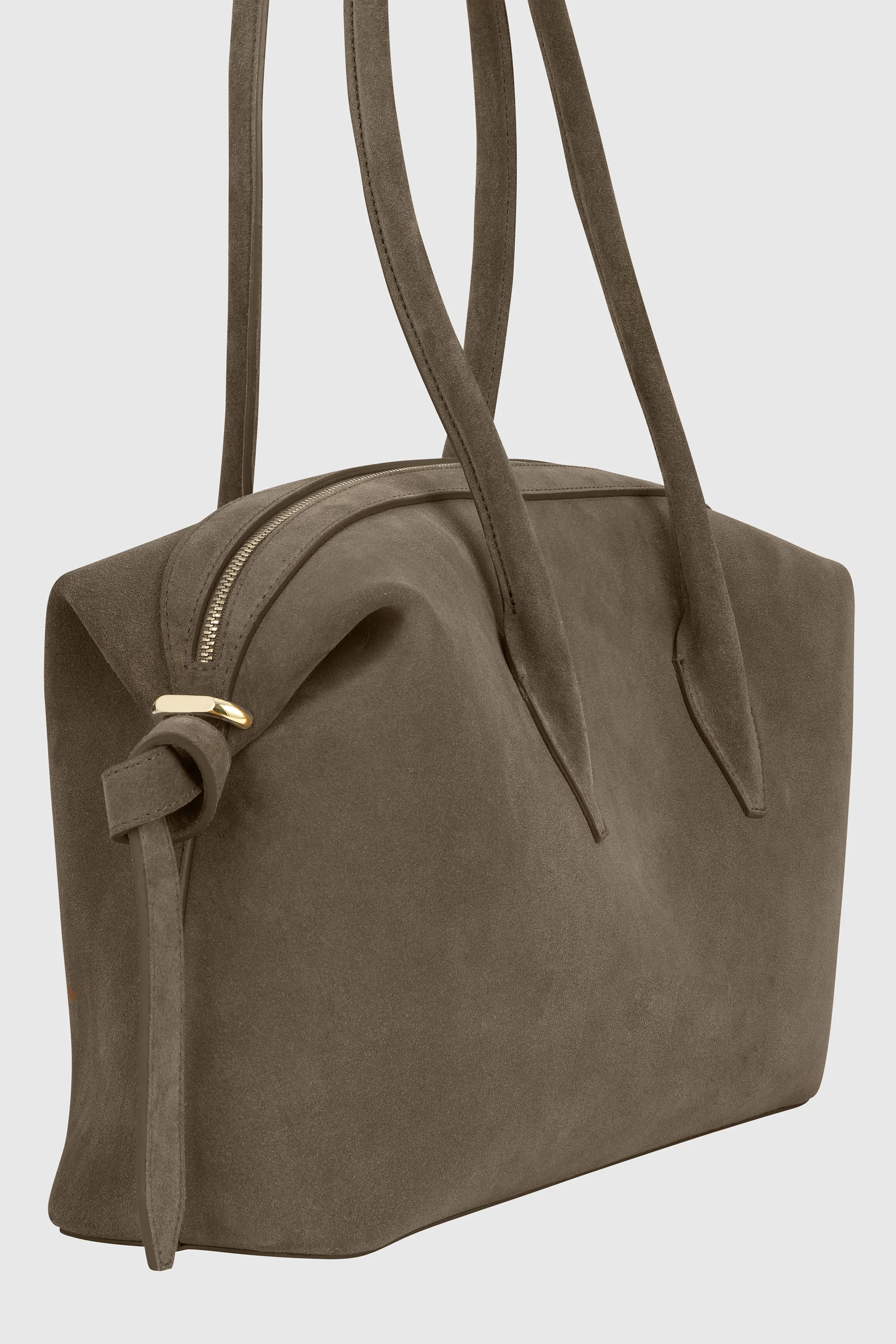 BRIOCHE DUFFLE - TAUPE SUEDE - Image 5