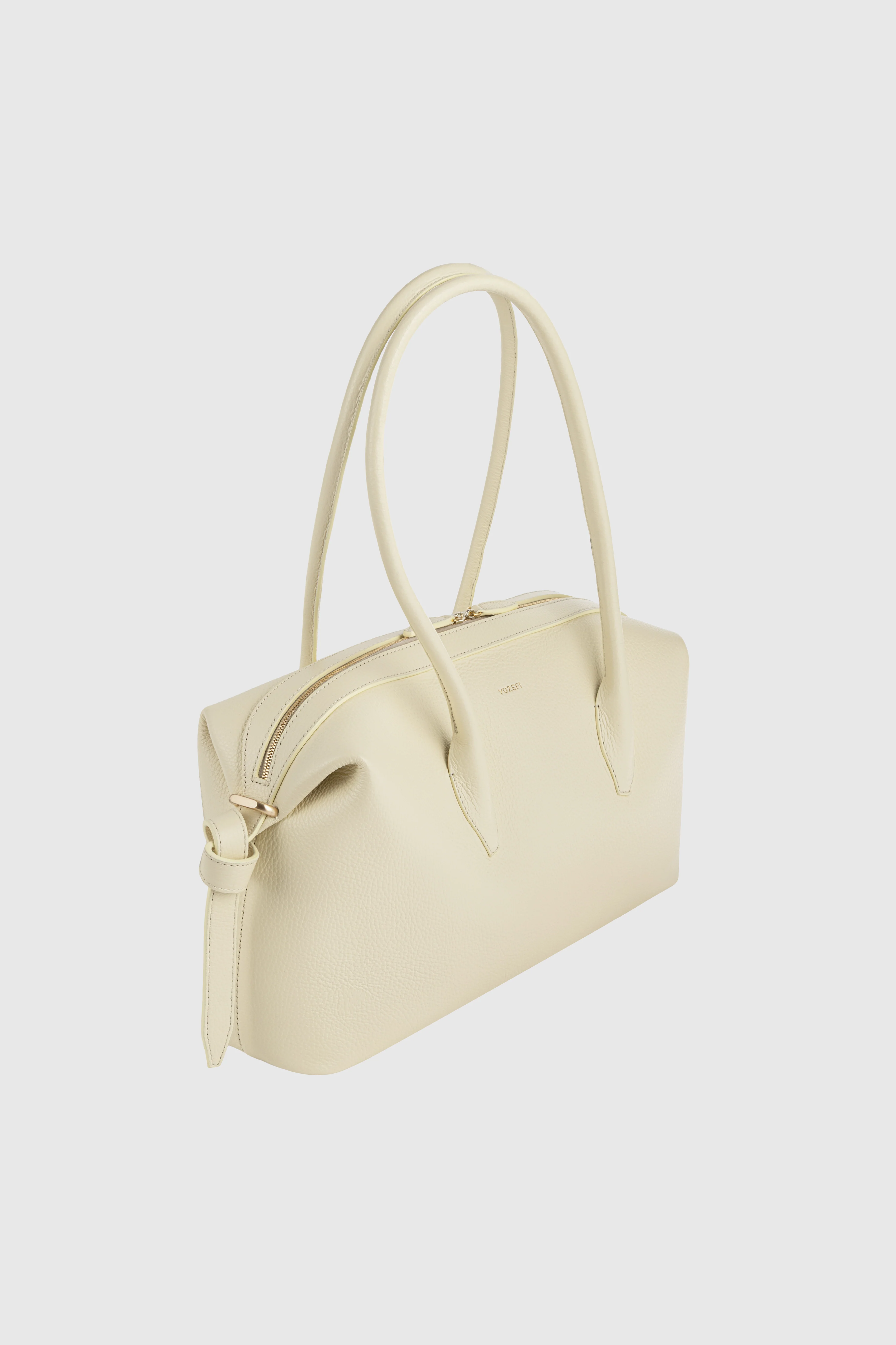 BRIOCHE DUFFLE - VANILLA PEBBLE GRAINED LEATHER - Image 2