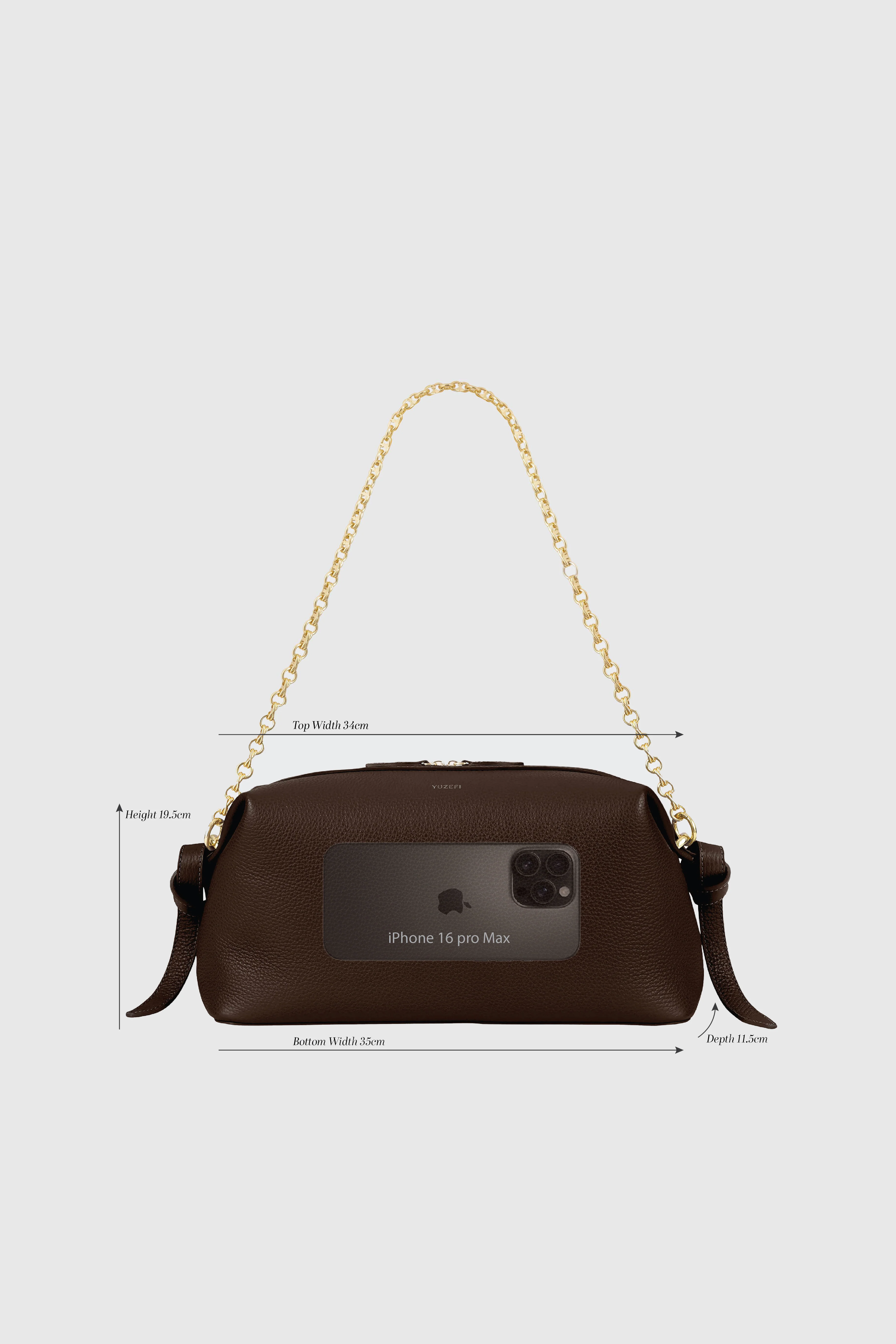 BRIOCHE POUCH - BLACK SUEDE - Image 4