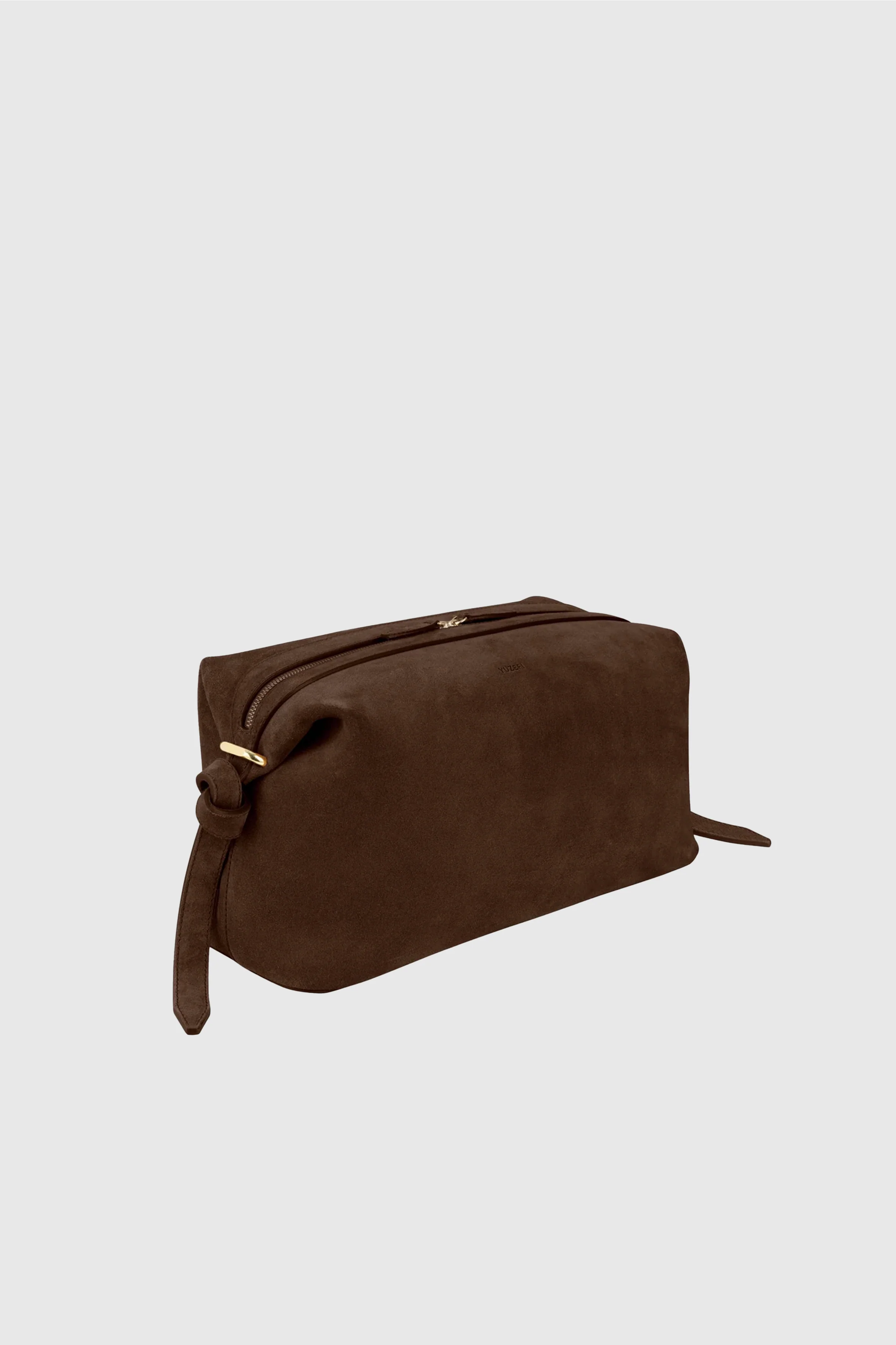 BRIOCHE POUCH - CHOCOLATE SUEDE - Image 3