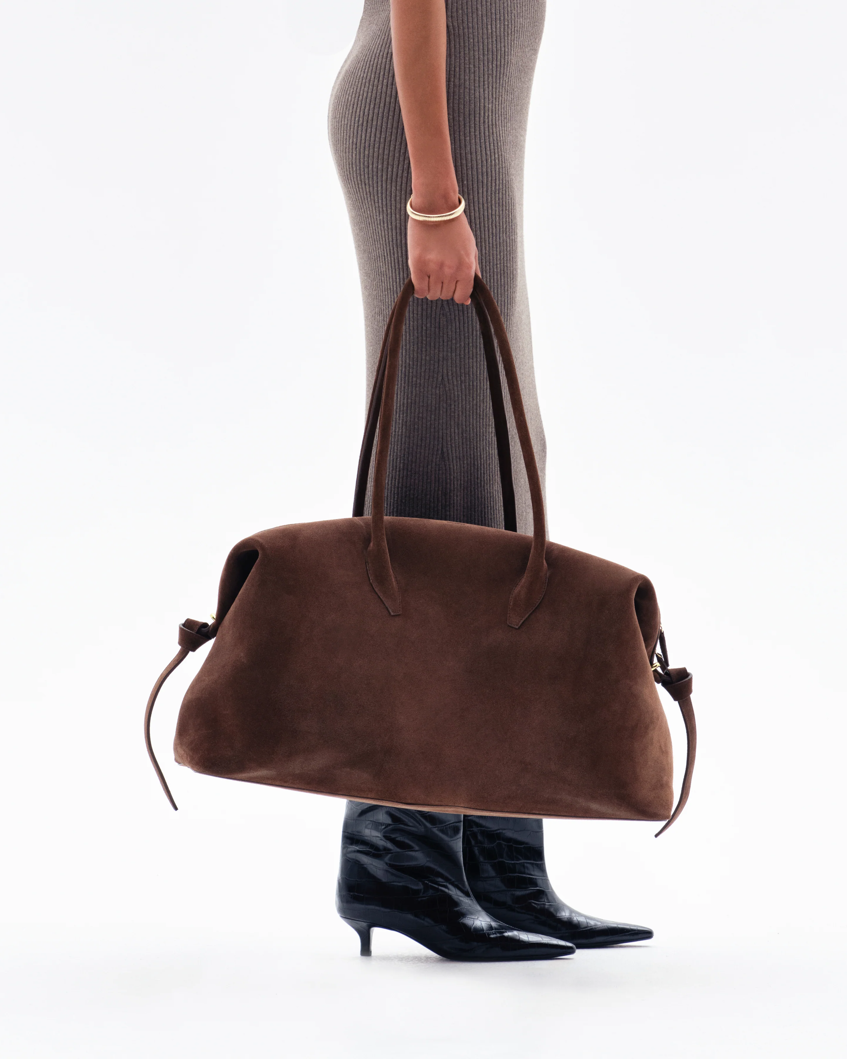 BRIOCHE WEEKENDER - CHOCOLATE SUEDE - Image 2