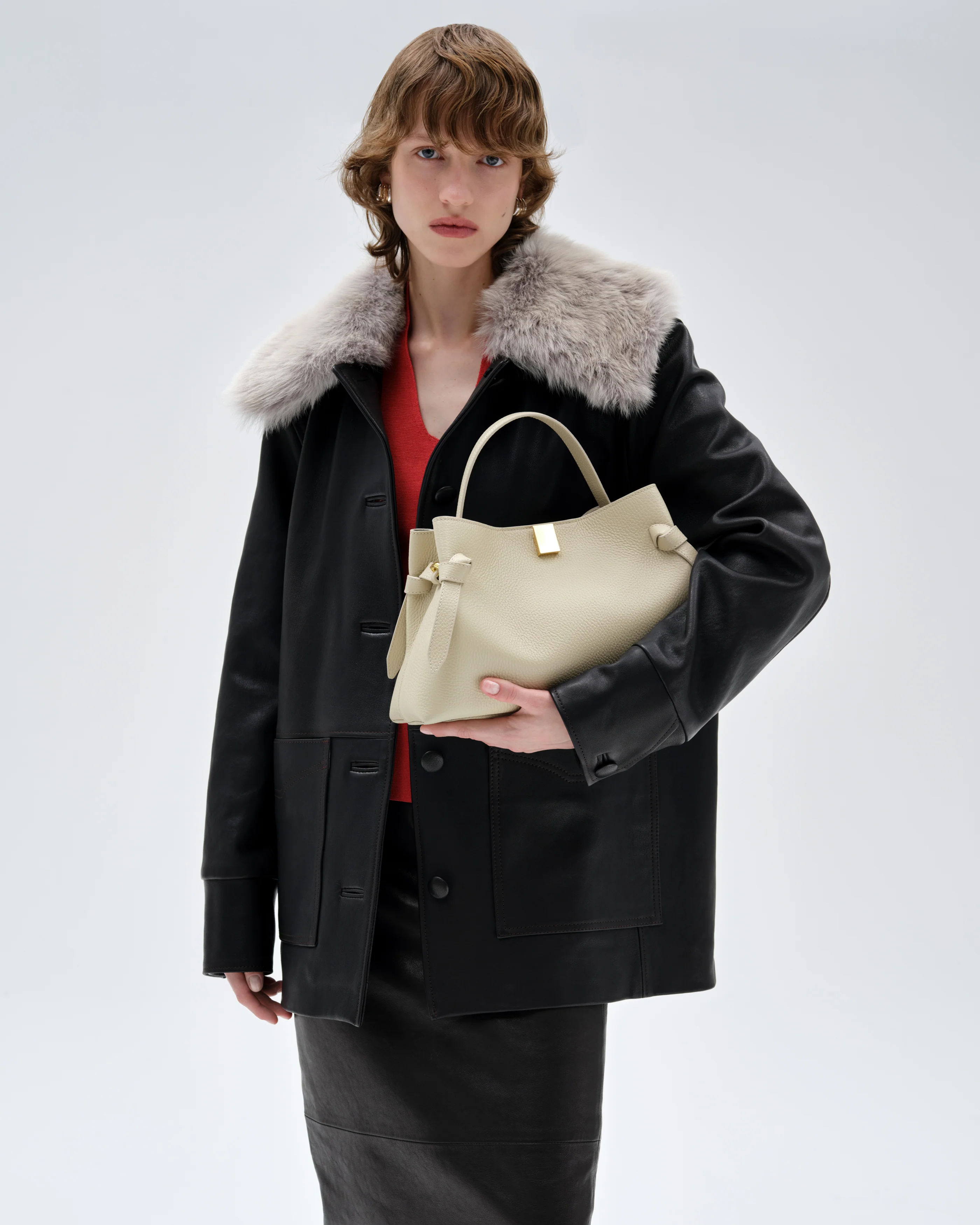 GYOZA - ANGORA PEBBLE GRAINED LEATHER - Image 2