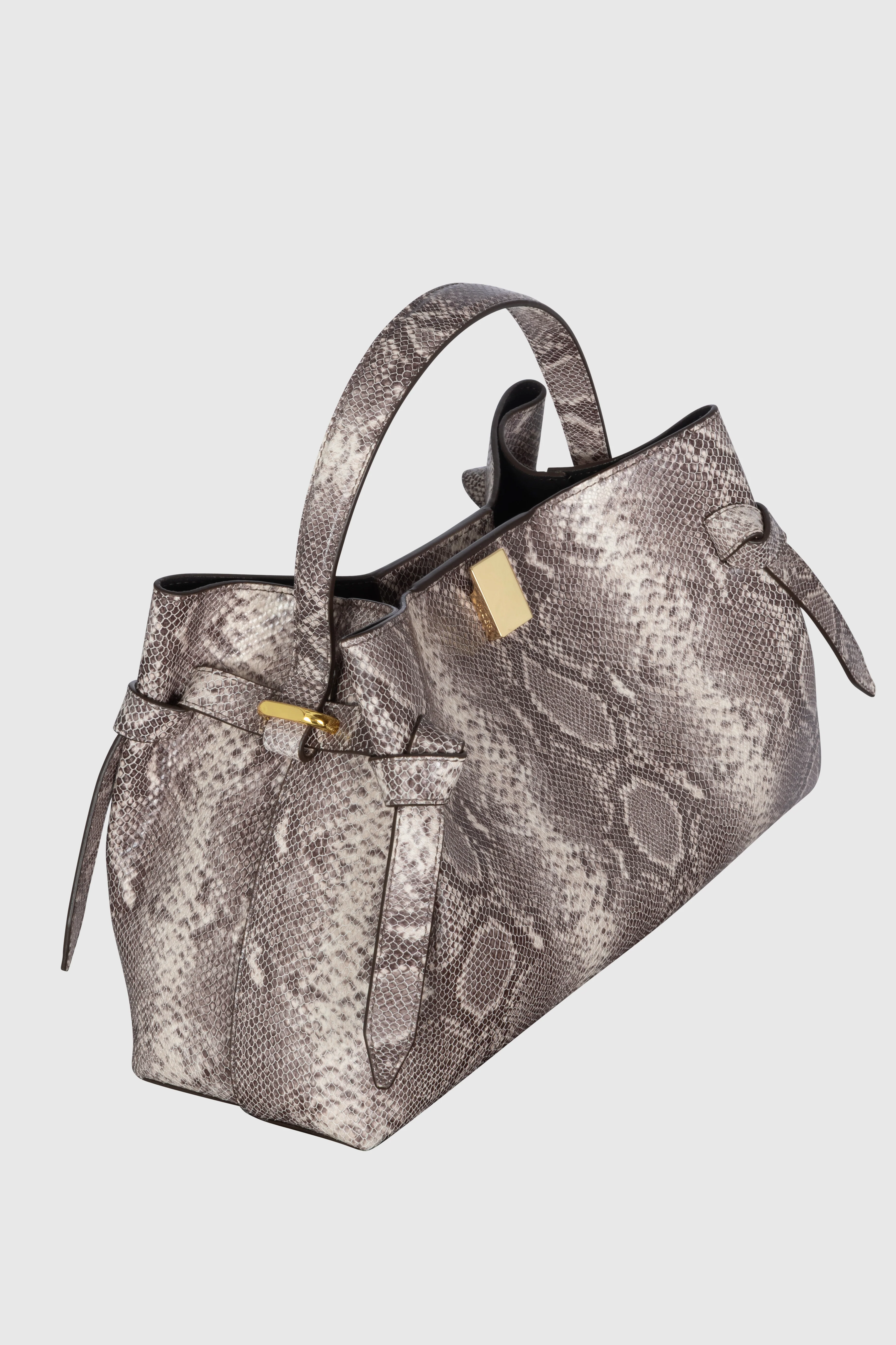 GYOZA - EMBOSSED ASH SNAKE COWHIDE LEATHER - Image 3