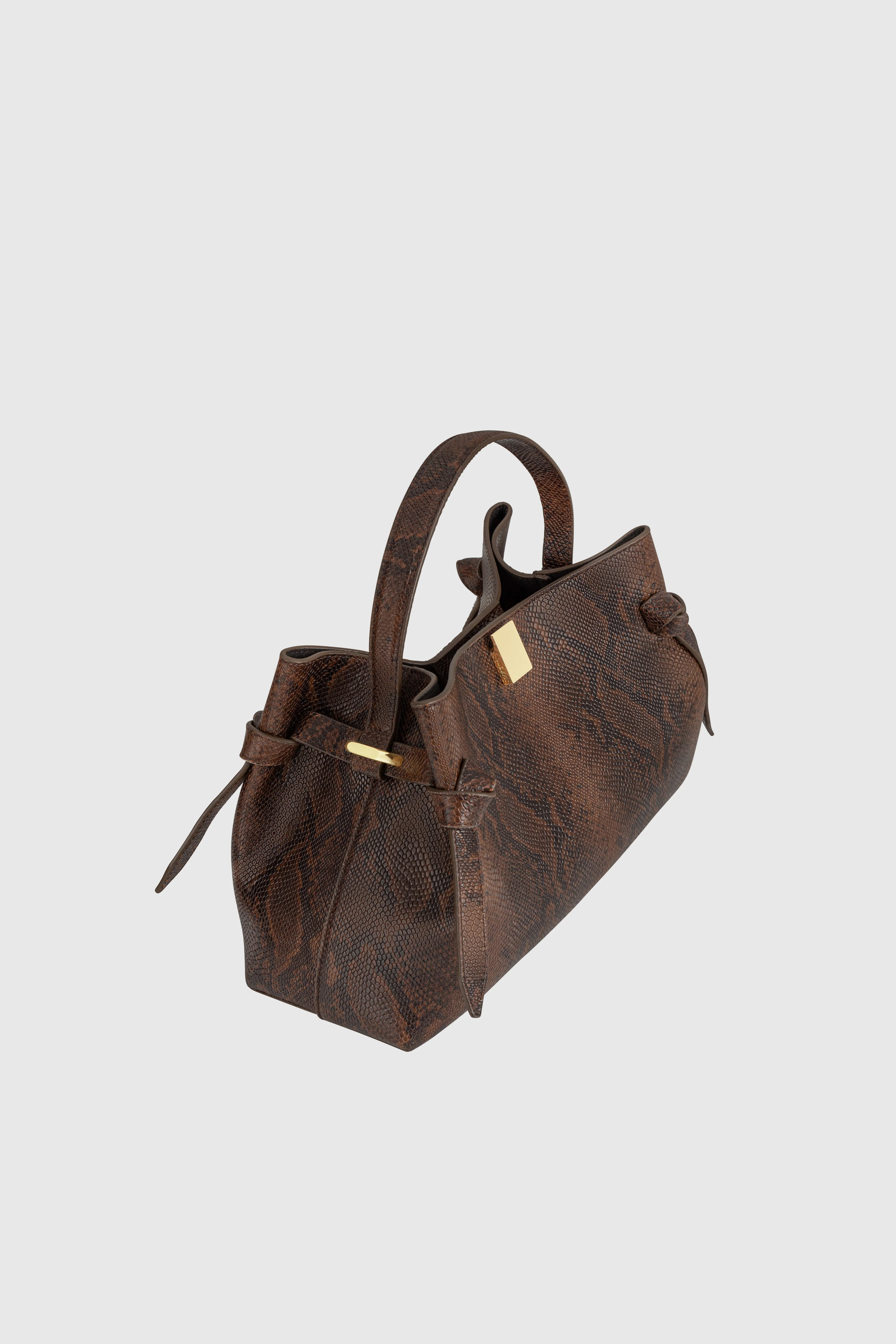 GYOZA - EMBOSSED SNAKE COWHIDE LEATHER - Image 2
