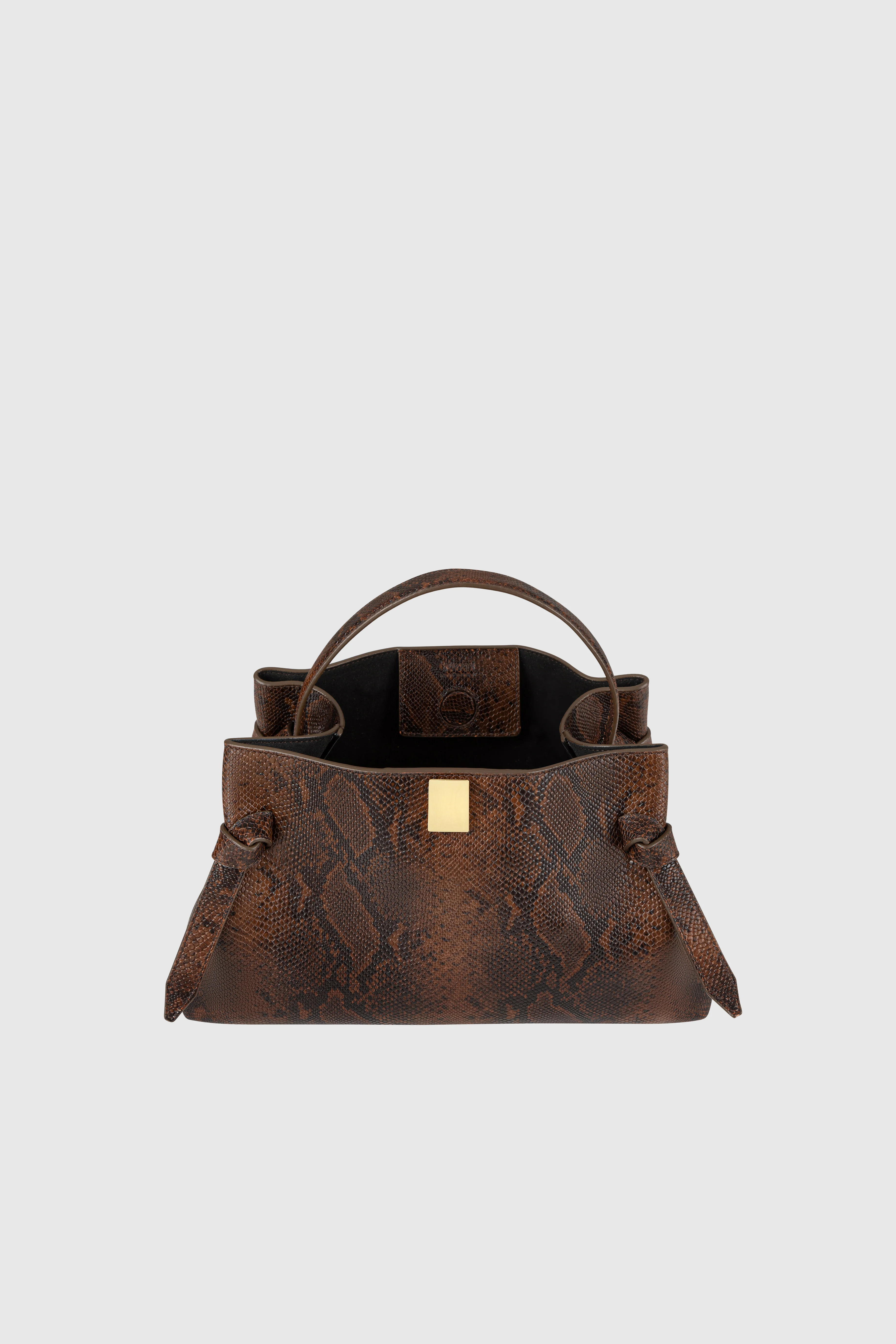 GYOZA - EMBOSSED SNAKE COWHIDE LEATHER - Image 4