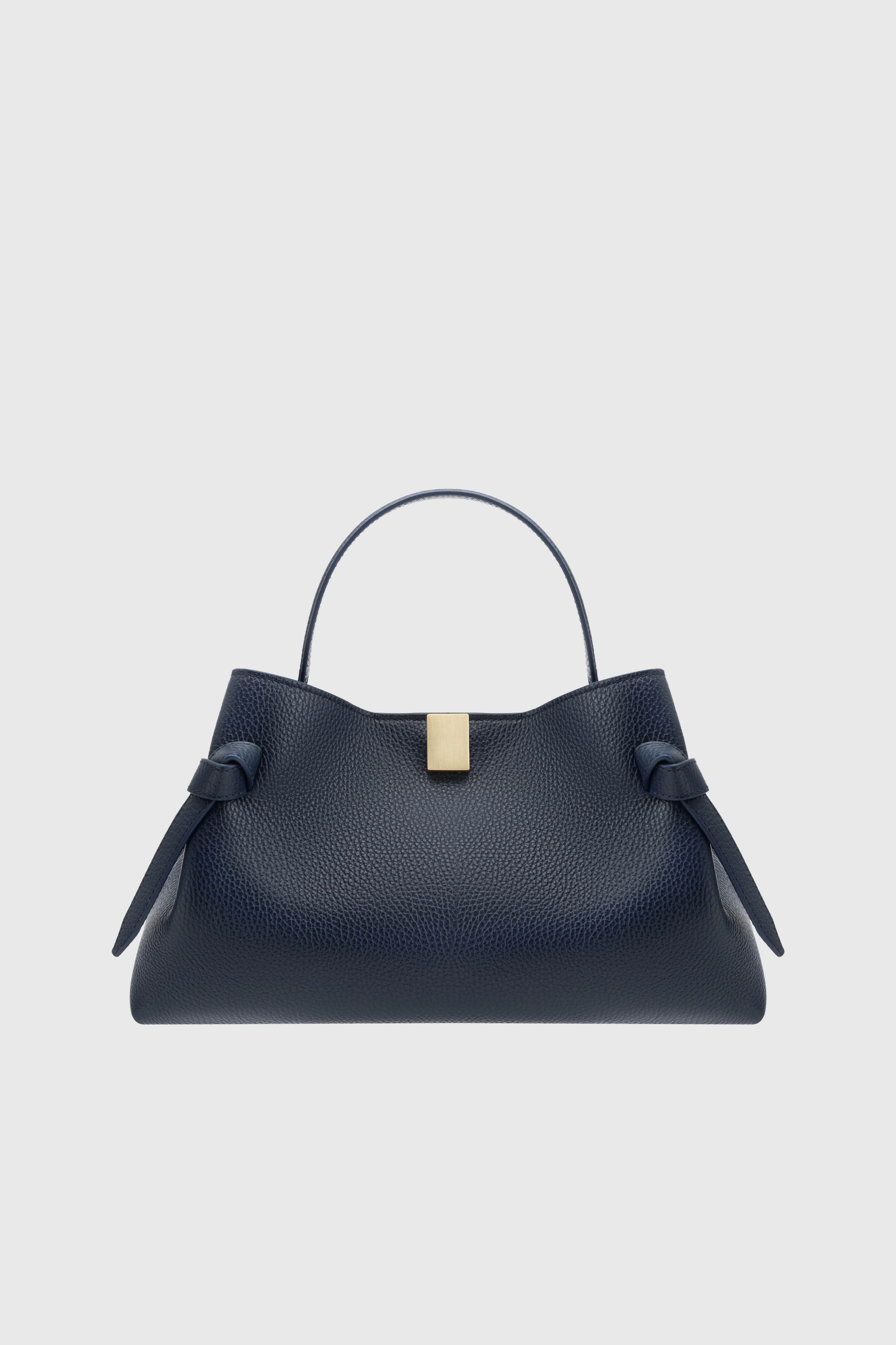 GYOZA - MIDNIGHT PEBBLE GRAINED LEATHER