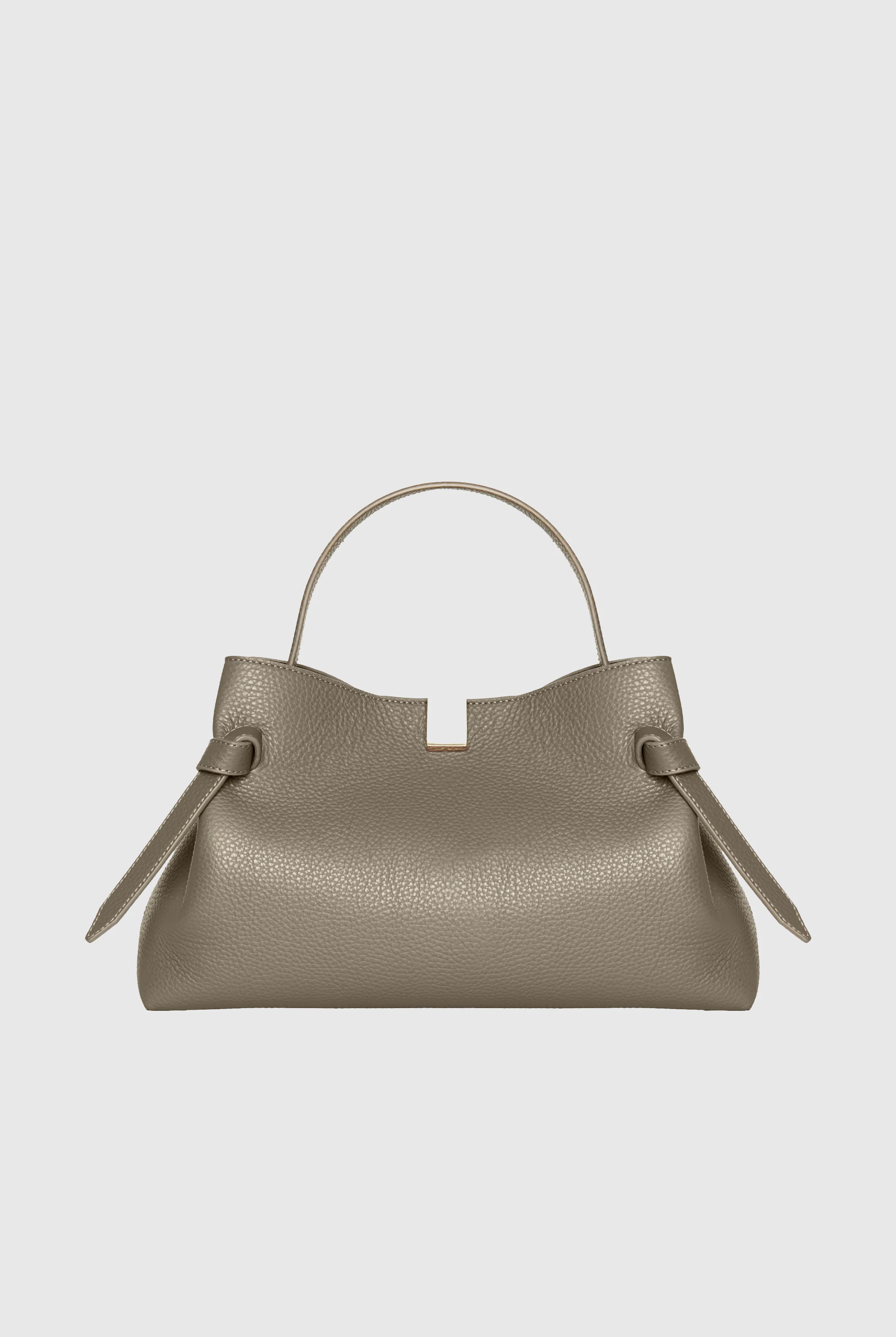 GYOZA - TAUPE PEBBLE GRAINED LEATHER