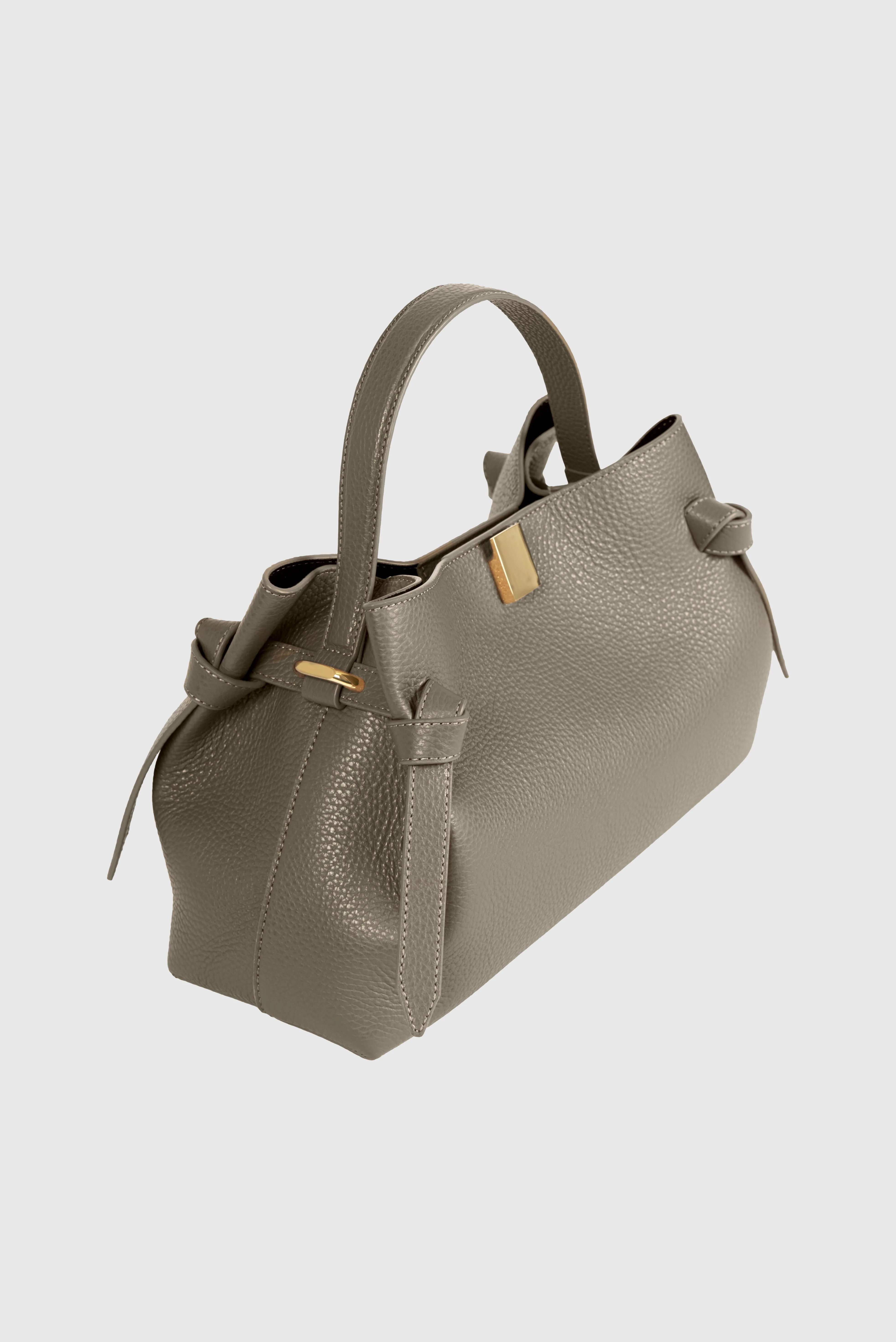 GYOZA - TAUPE PEBBLE GRAINED LEATHER - Image 2