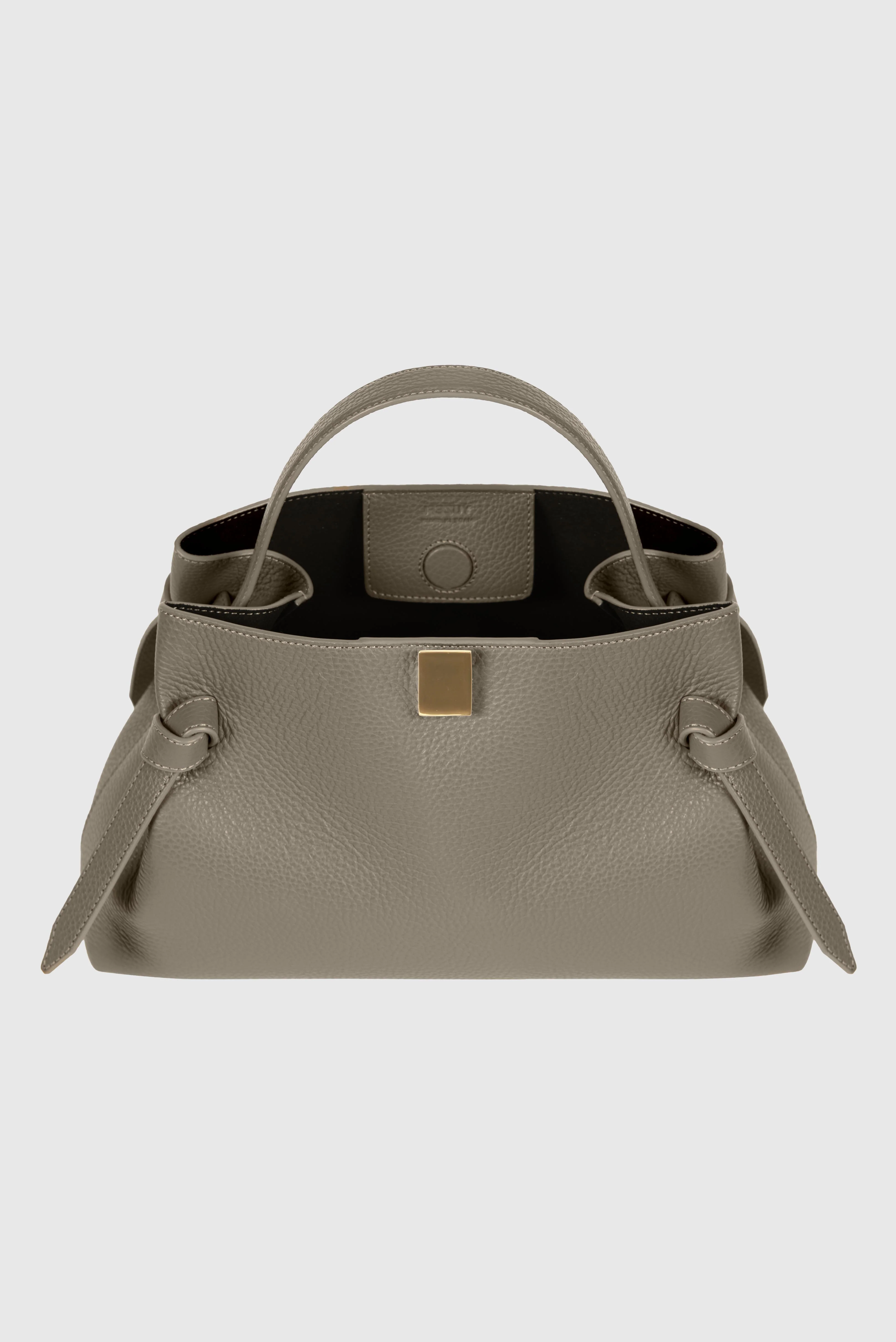 GYOZA - TAUPE PEBBLE GRAINED LEATHER - Image 3