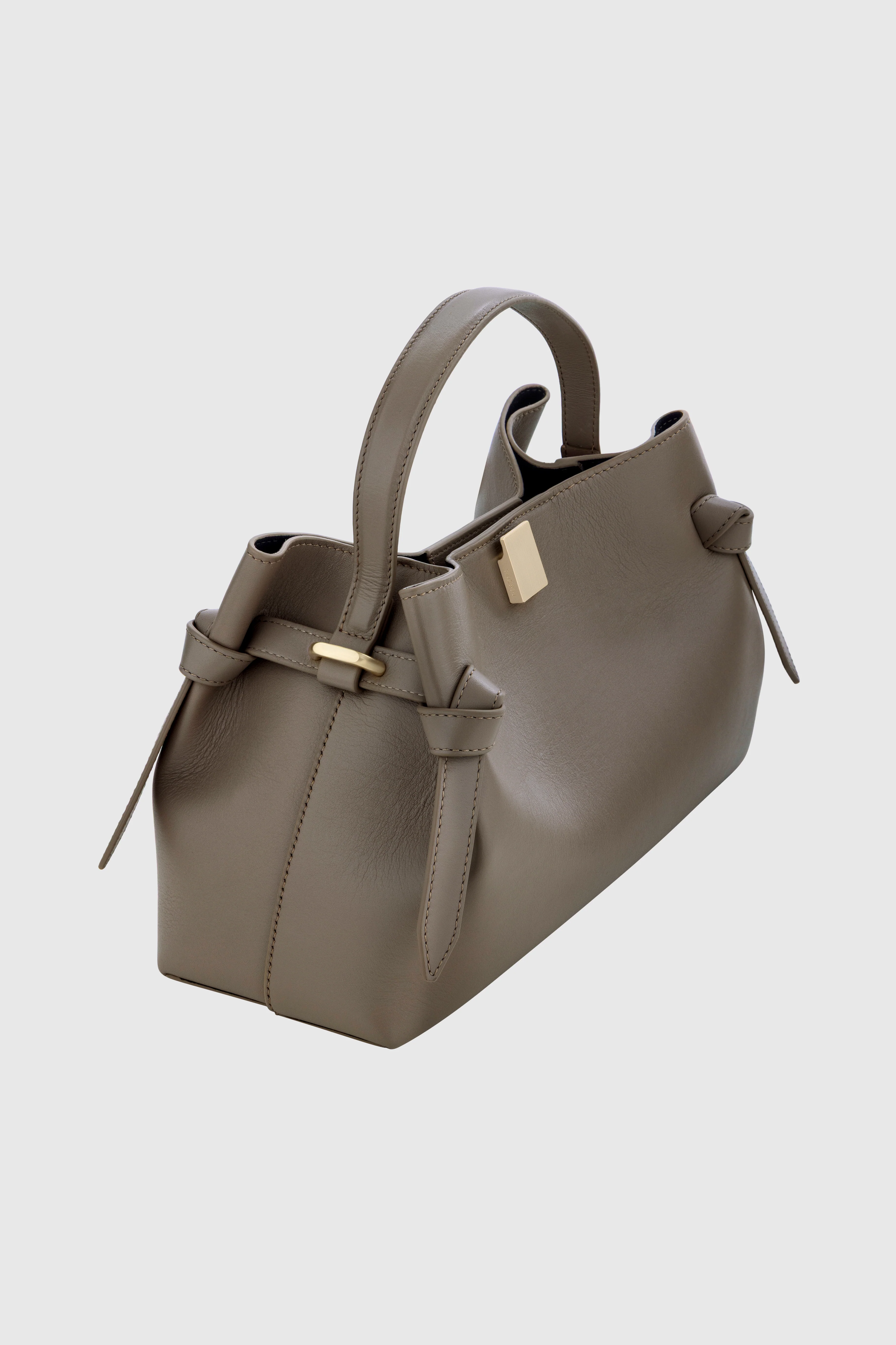 GYOZA - TAUPE SMOOTH LEATHER - Image 2