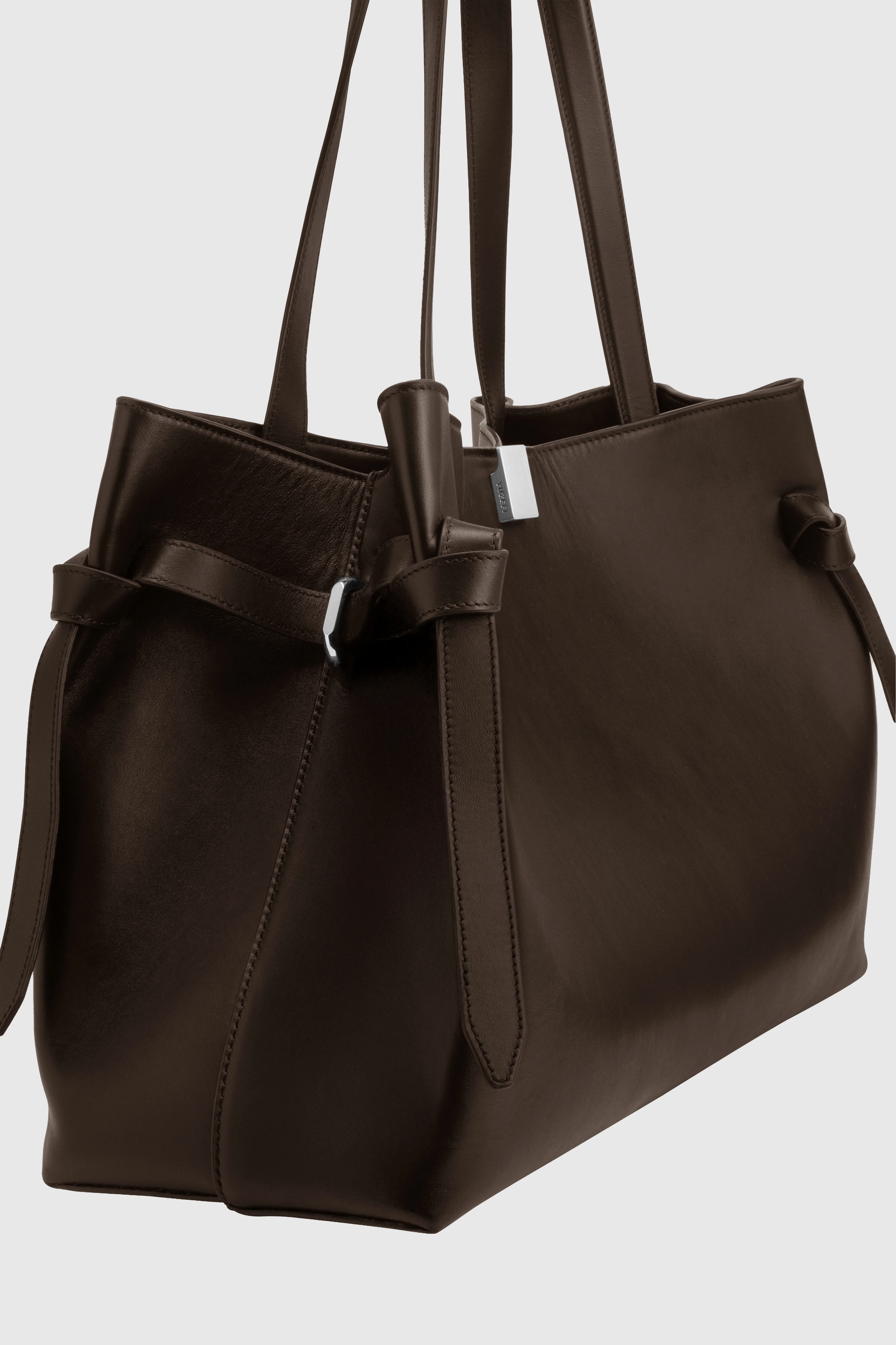 GYOZA TOTE - TOBACCO SMOOTH LEATHER - Image 3