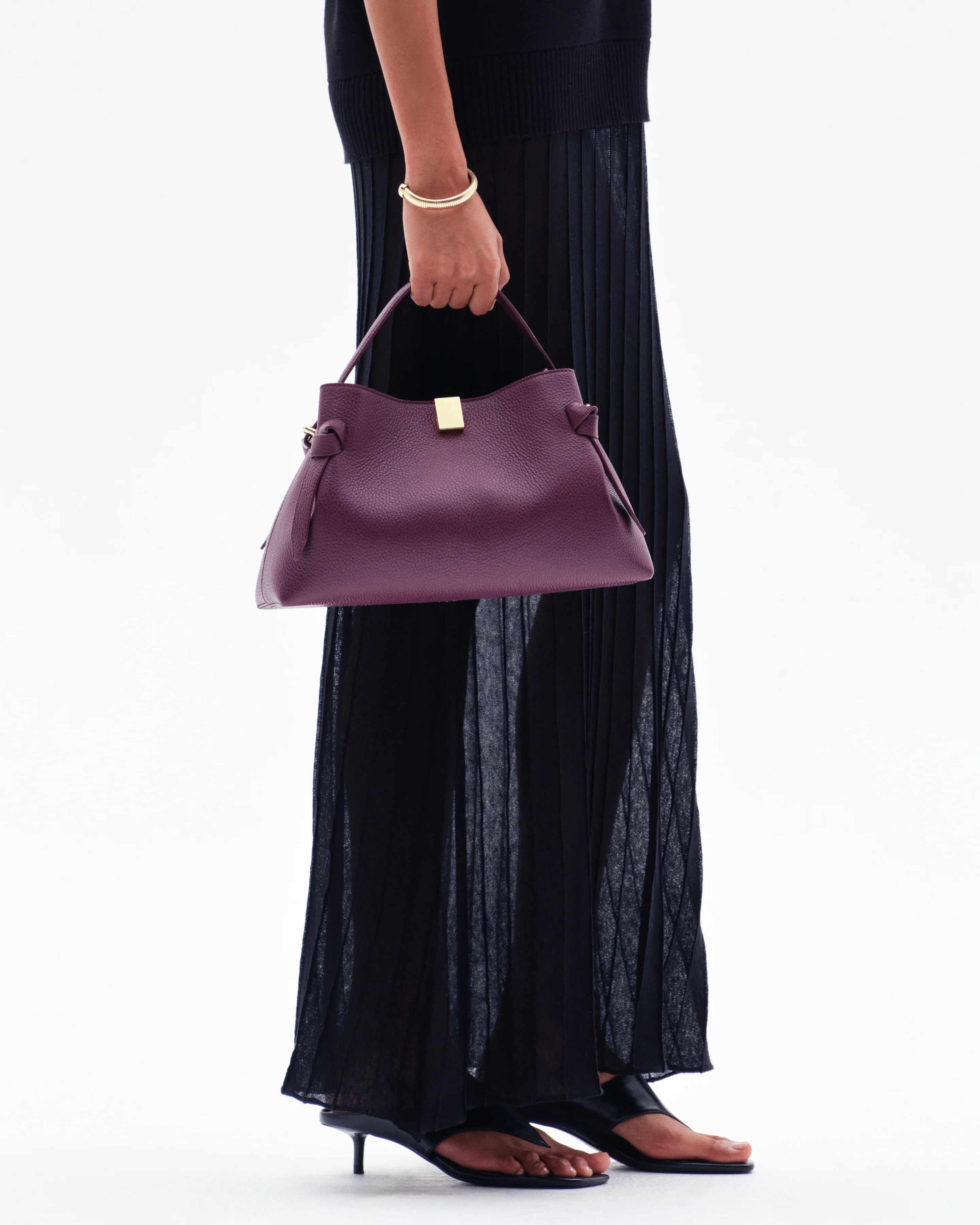 GYOZA - WINE PEBBLE GRAINED LEATHER - Image 2