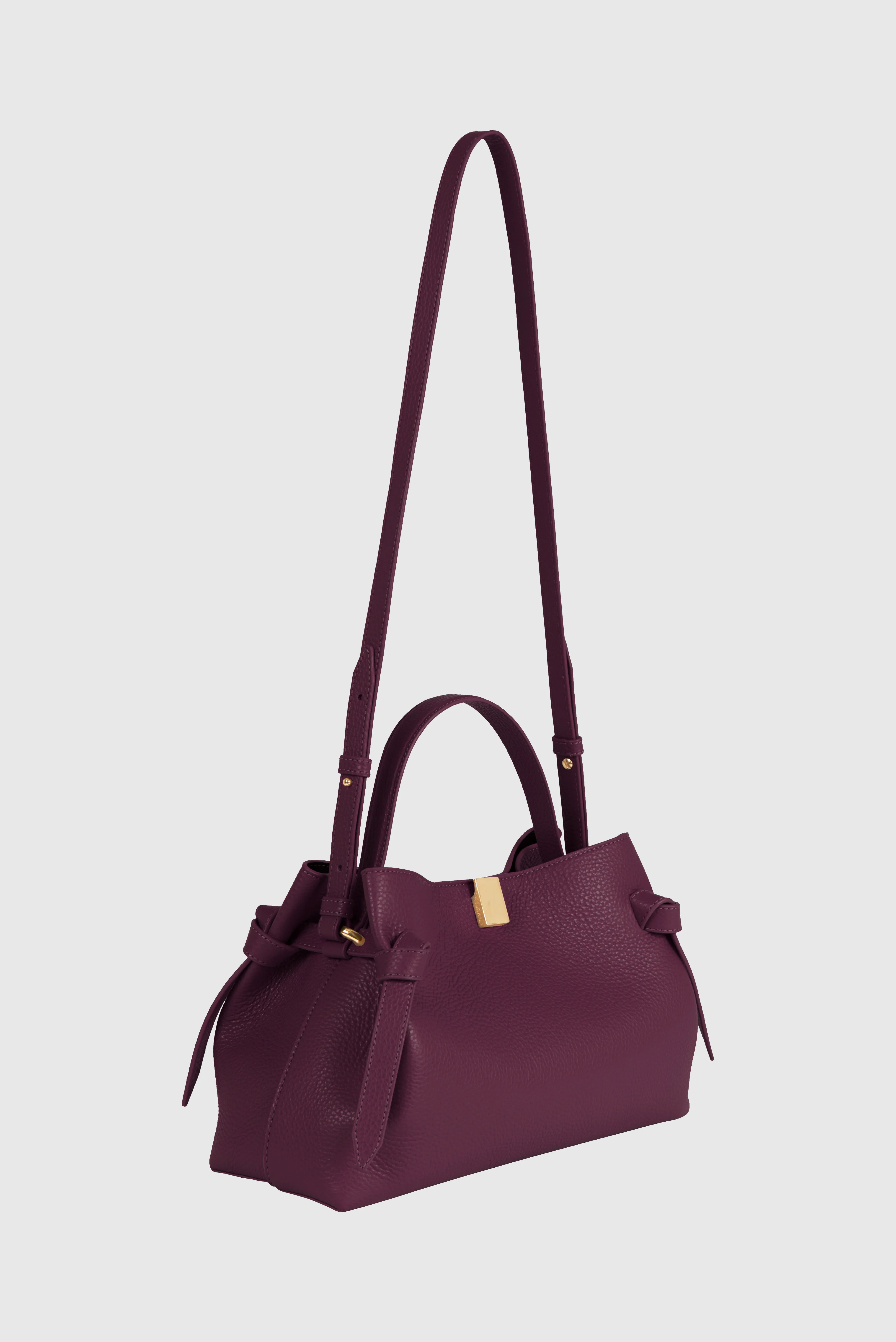 GYOZA - WINE PEBBLE GRAINED LEATHER - Image 4