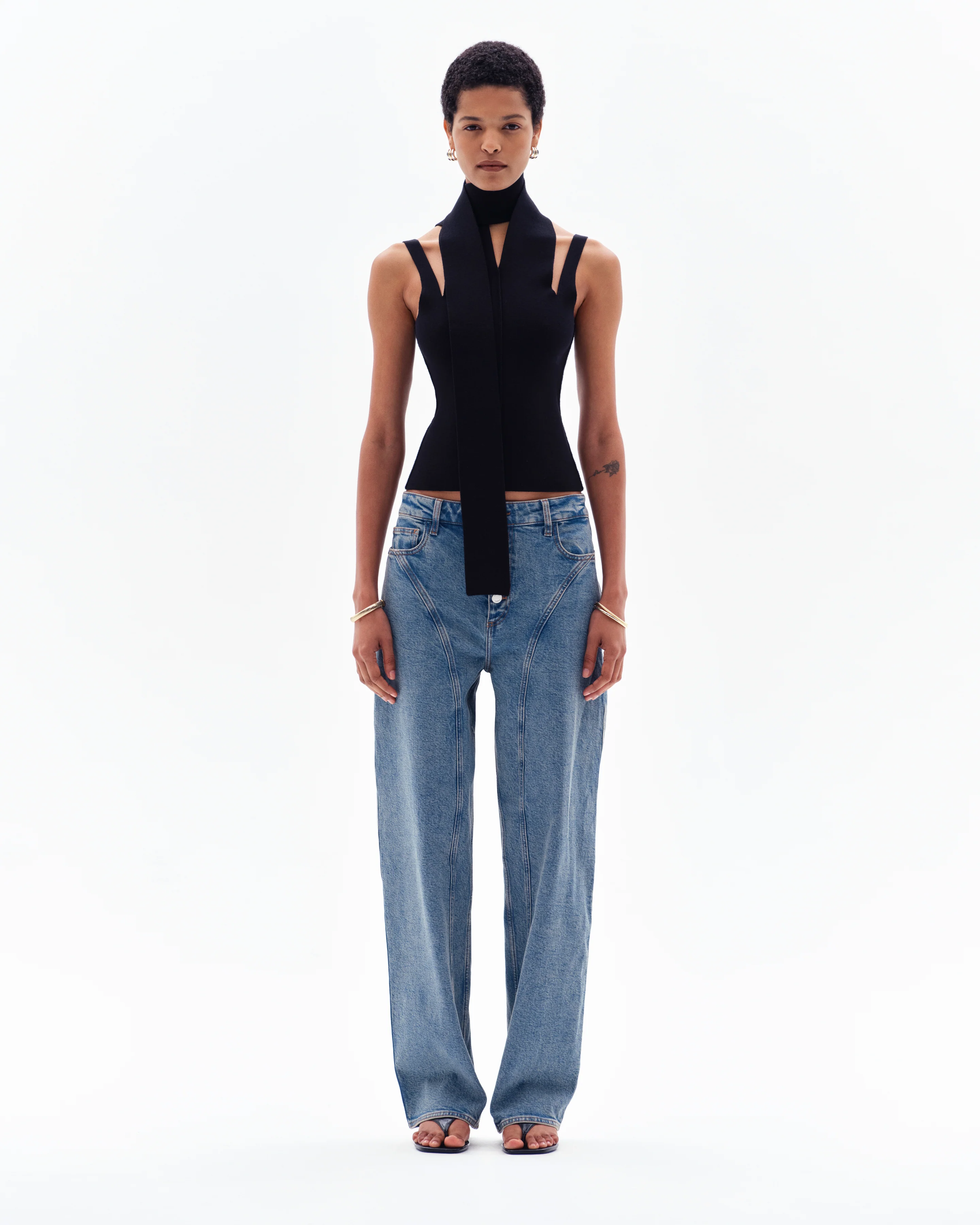 INARI MILANO SLASH TOP - BLACK - Image 2