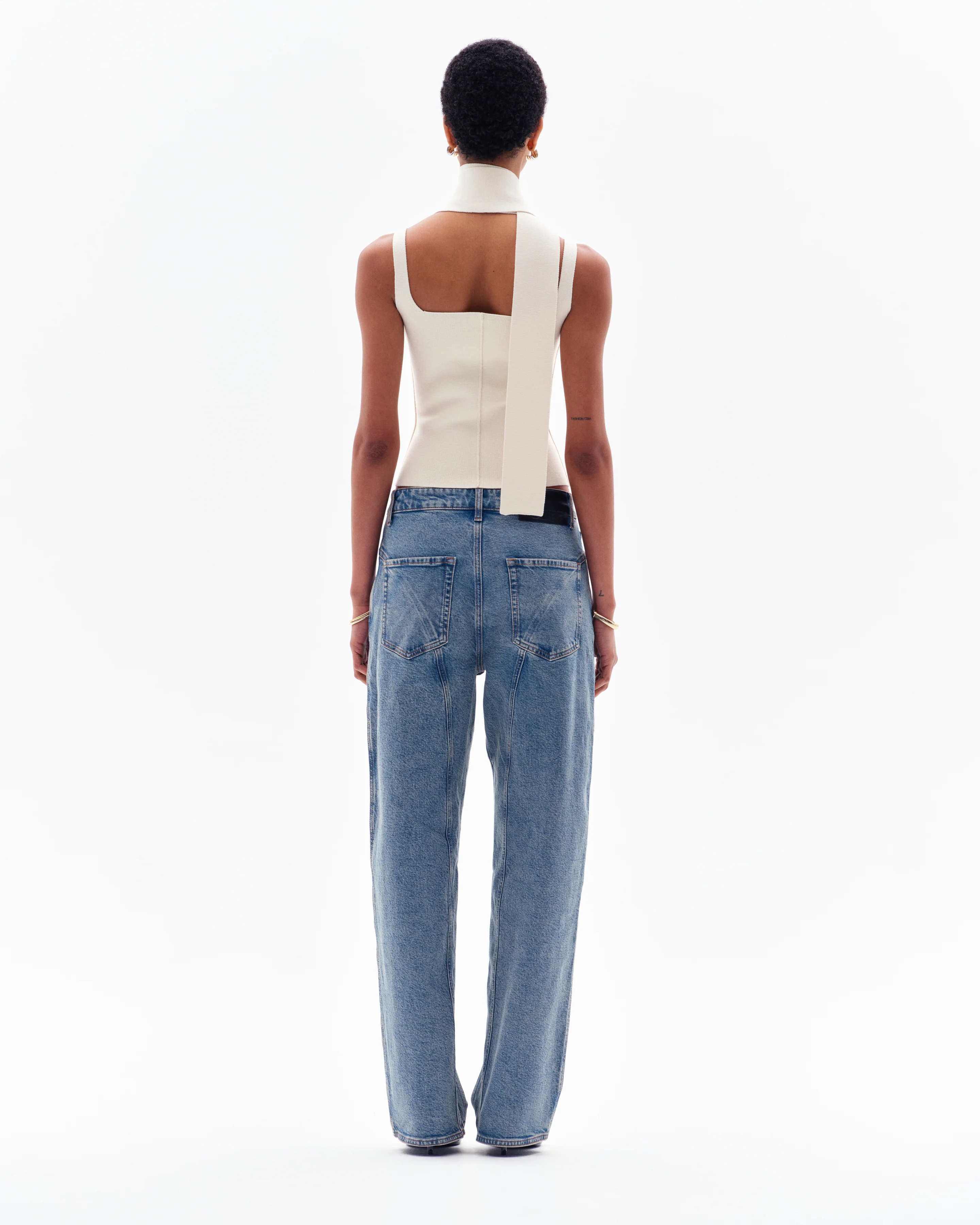 INARI MILANO SLASH TOP - CREAM - Image 3