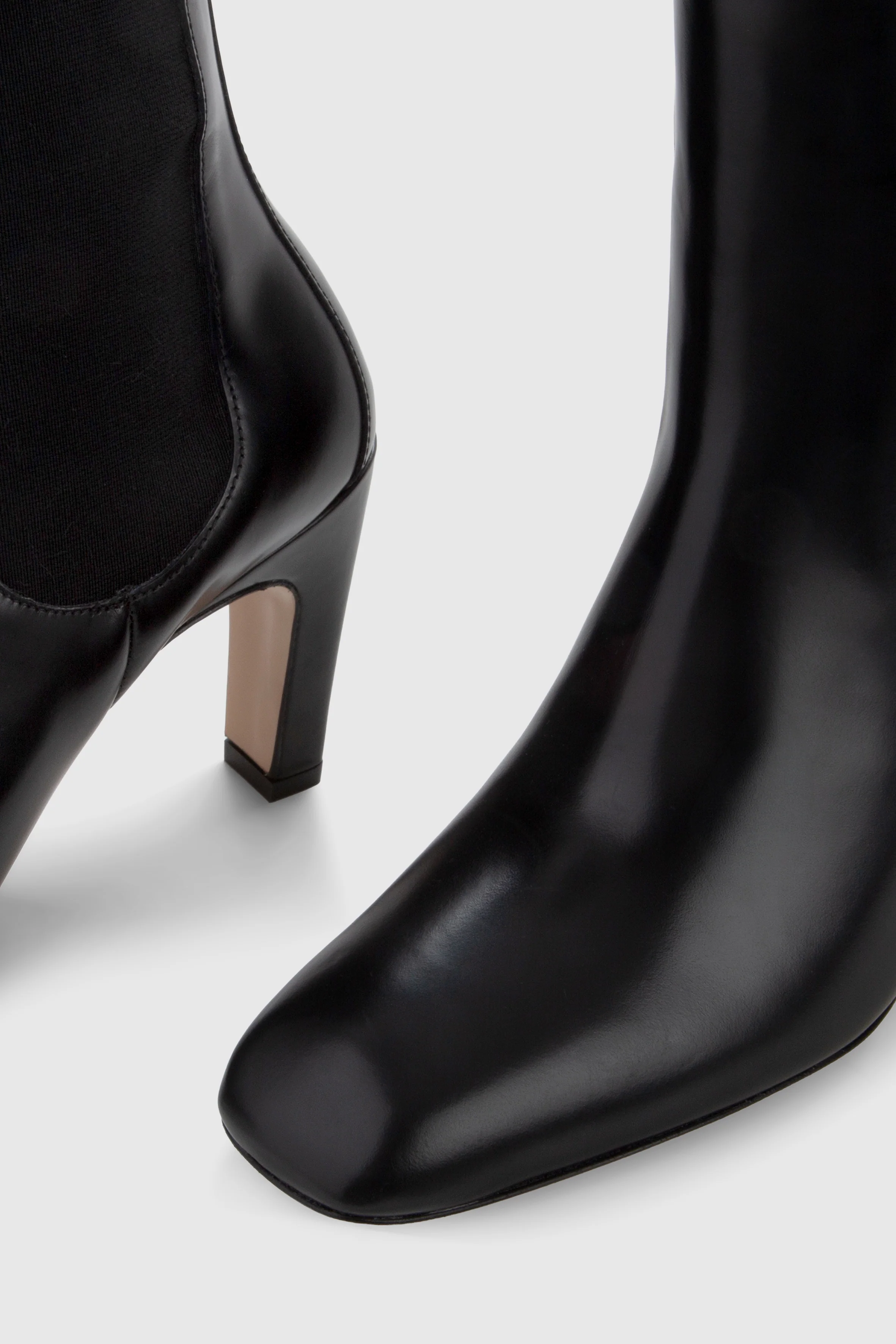 KHANE MID CHELSEA BOOT - BLACK SPAZZOLATO - Image 3