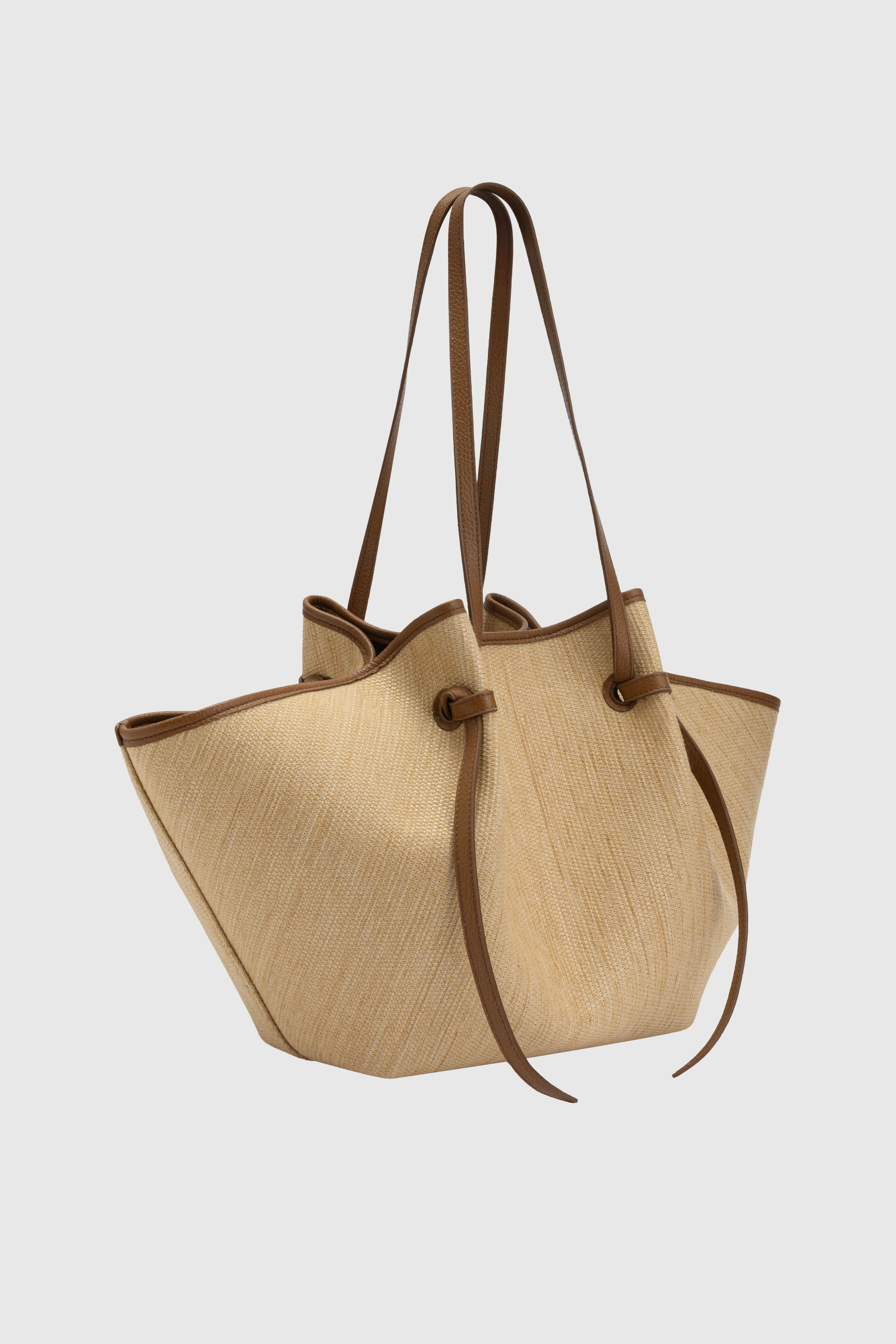 LARGE MOCHI - BISCUIT WOVEN RAFFIA - Image 3