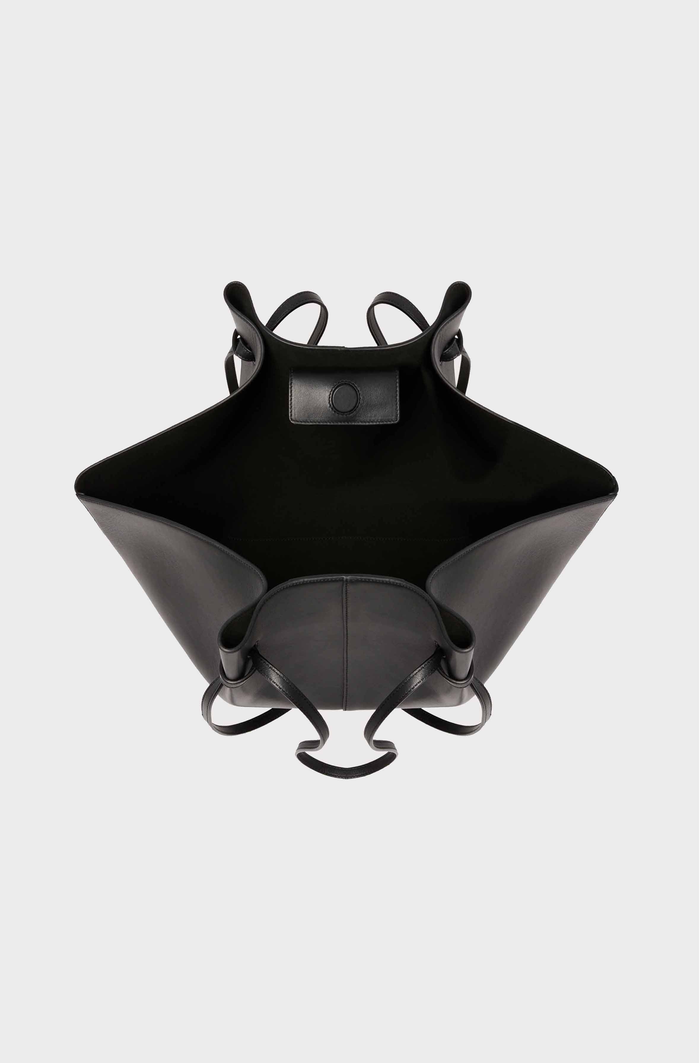 LARGE MOCHI - BLACK SMOOTH LEATHER - Image 3