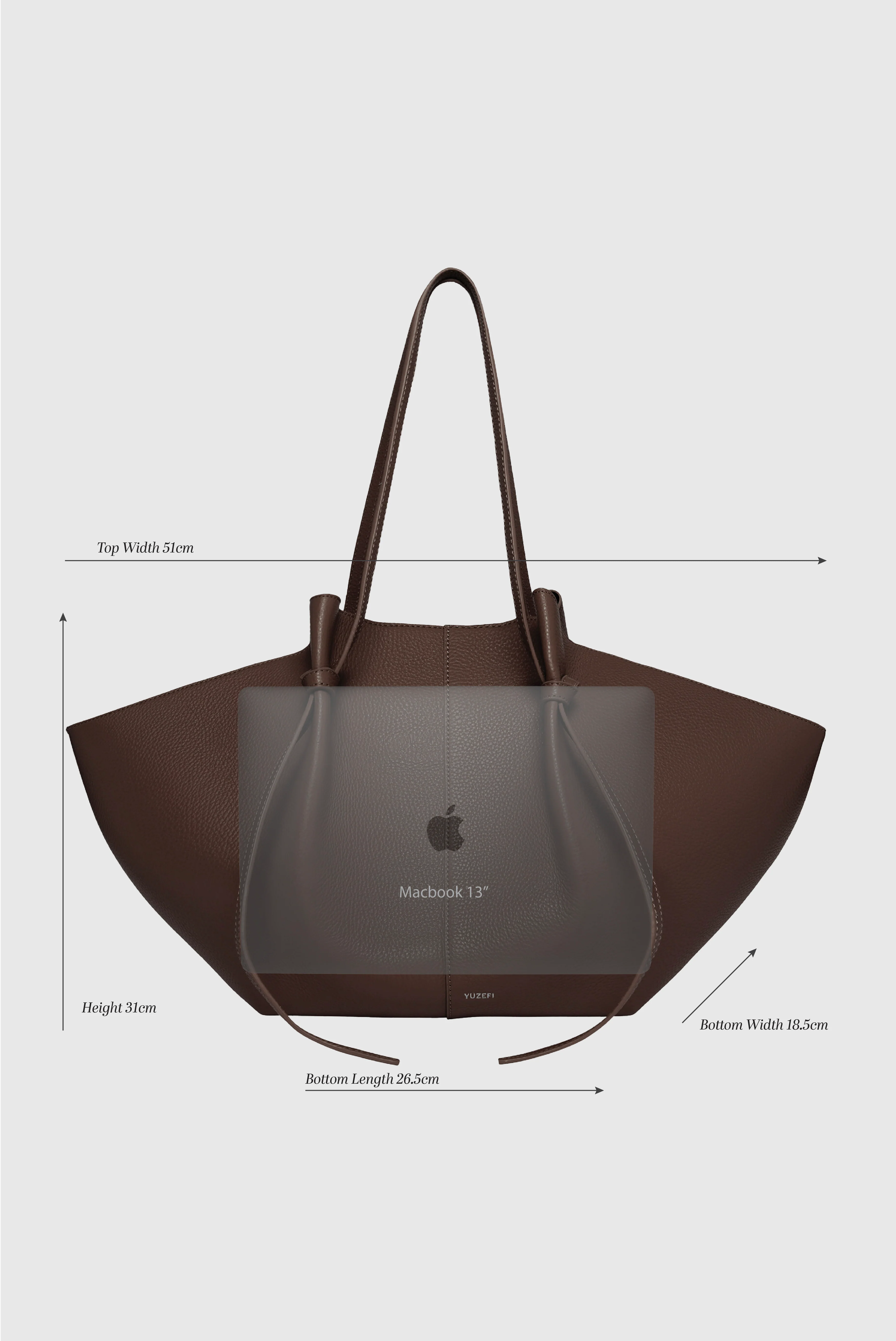 LARGE MOCHI - CHOCOLATE SUEDE - Image 6