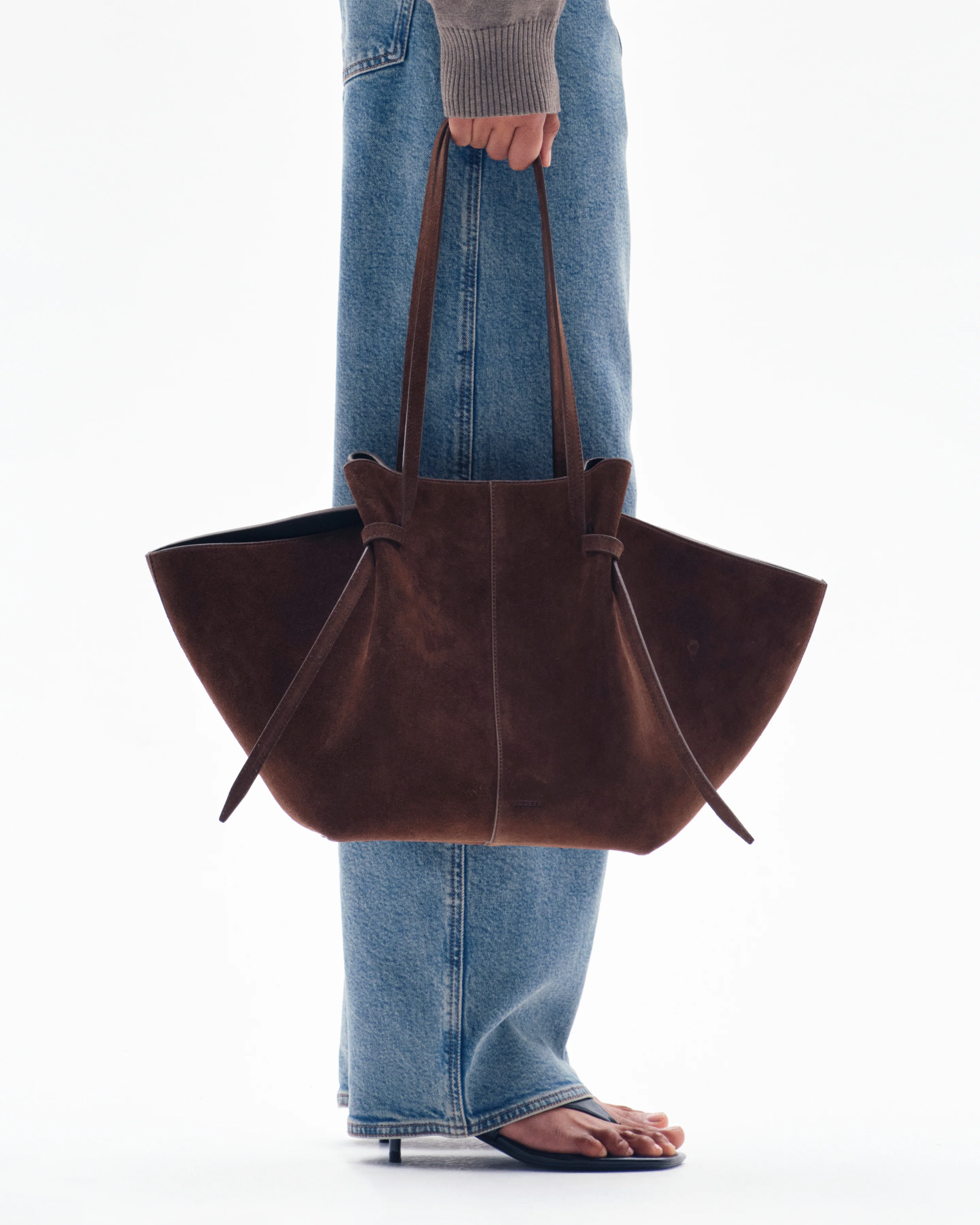 LARGE MOCHI - CHOCOLATE SUEDE - Image 3