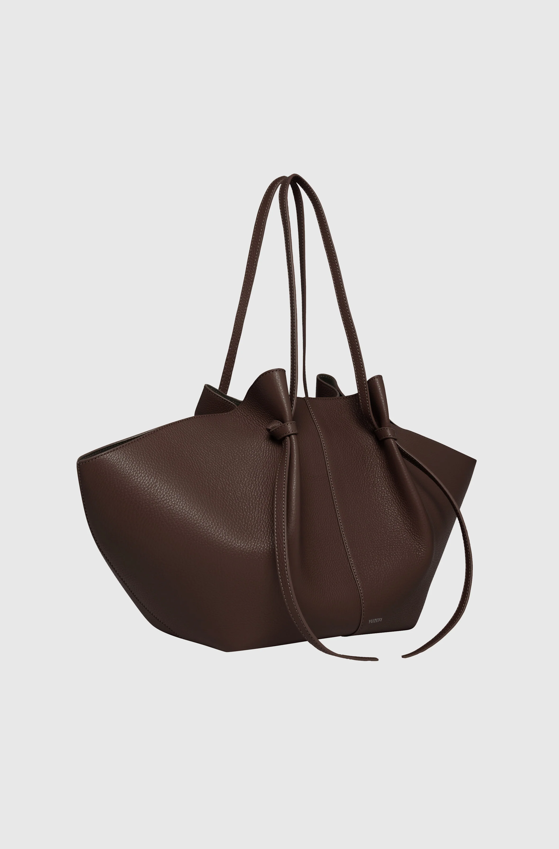 LARGE MOCHI - ESPRESSO PEBBLE GRAIN LEATHER - Image 3