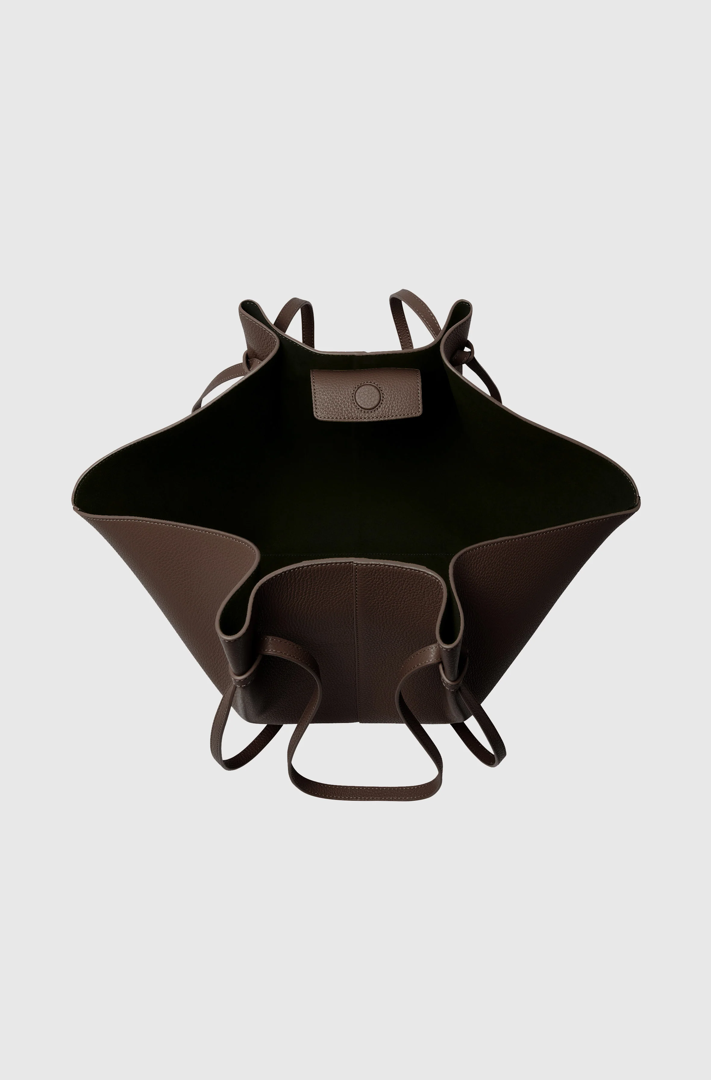 LARGE MOCHI - ESPRESSO PEBBLE GRAIN LEATHER - Image 4