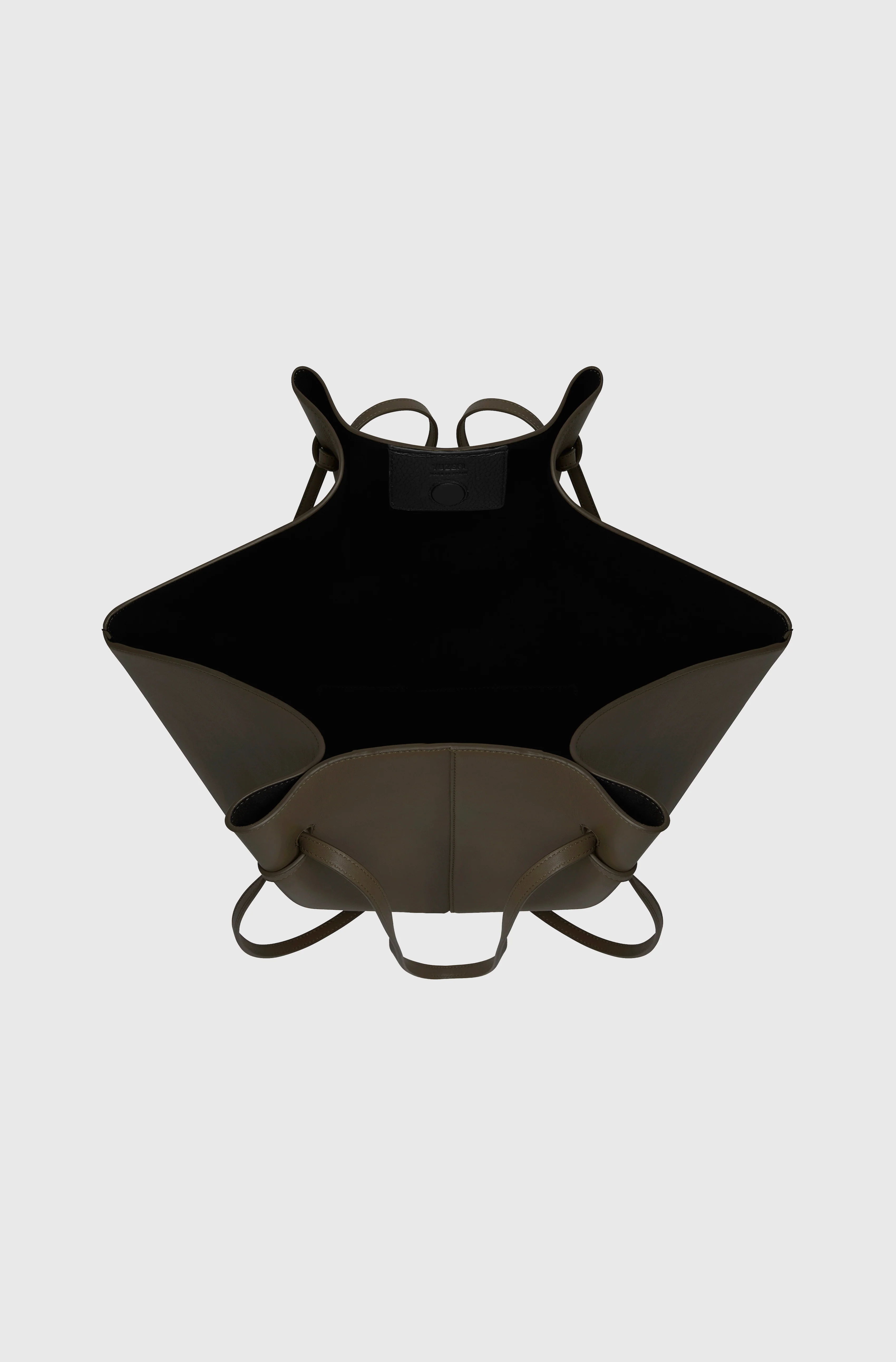 LARGE MOCHI - KHAKI SMOOTH LEATHER - Image 3