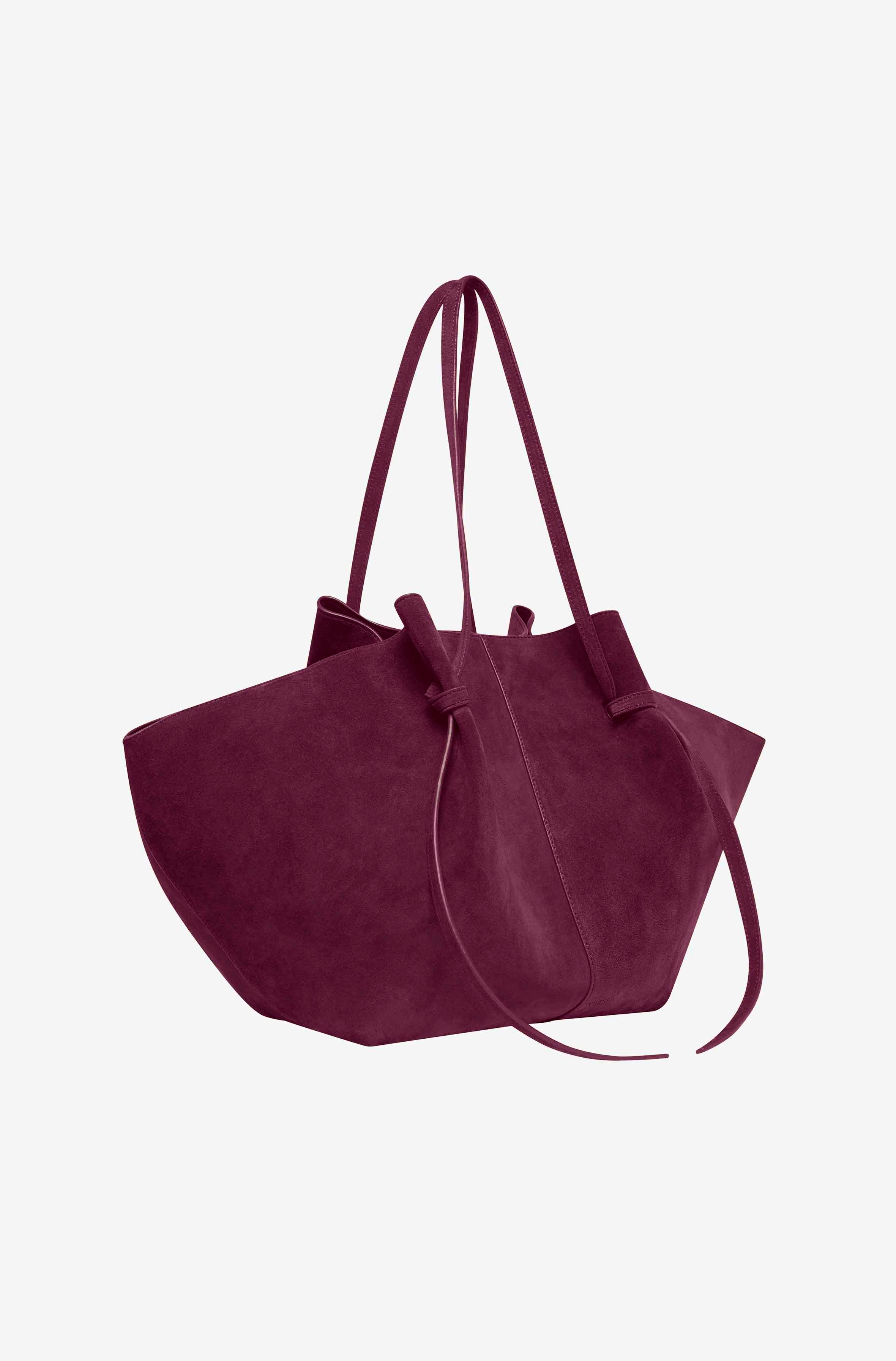 LARGE MOCHI - WINE SUEDE - Image 4