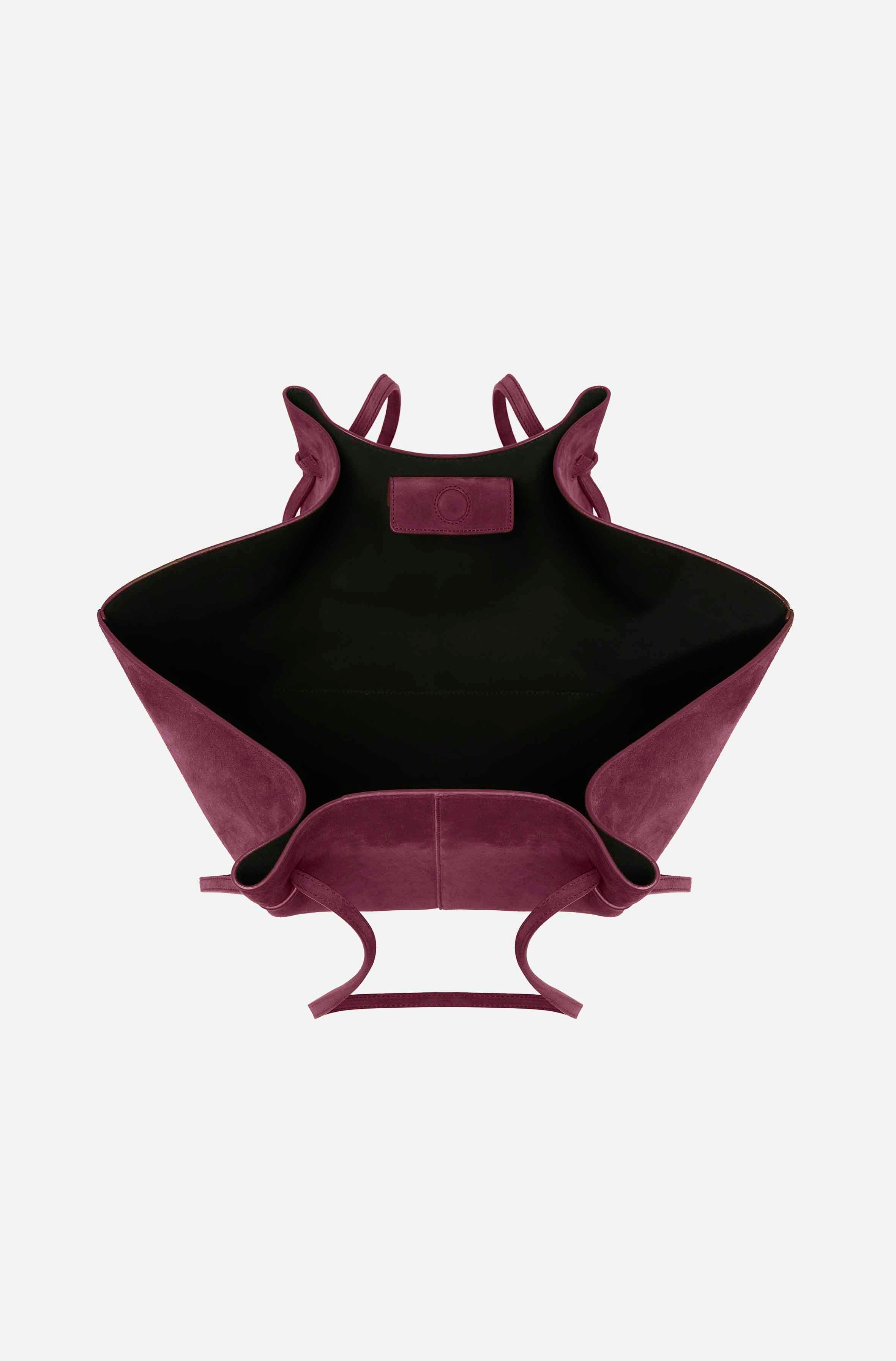 LARGE MOCHI - WINE SUEDE - Image 5