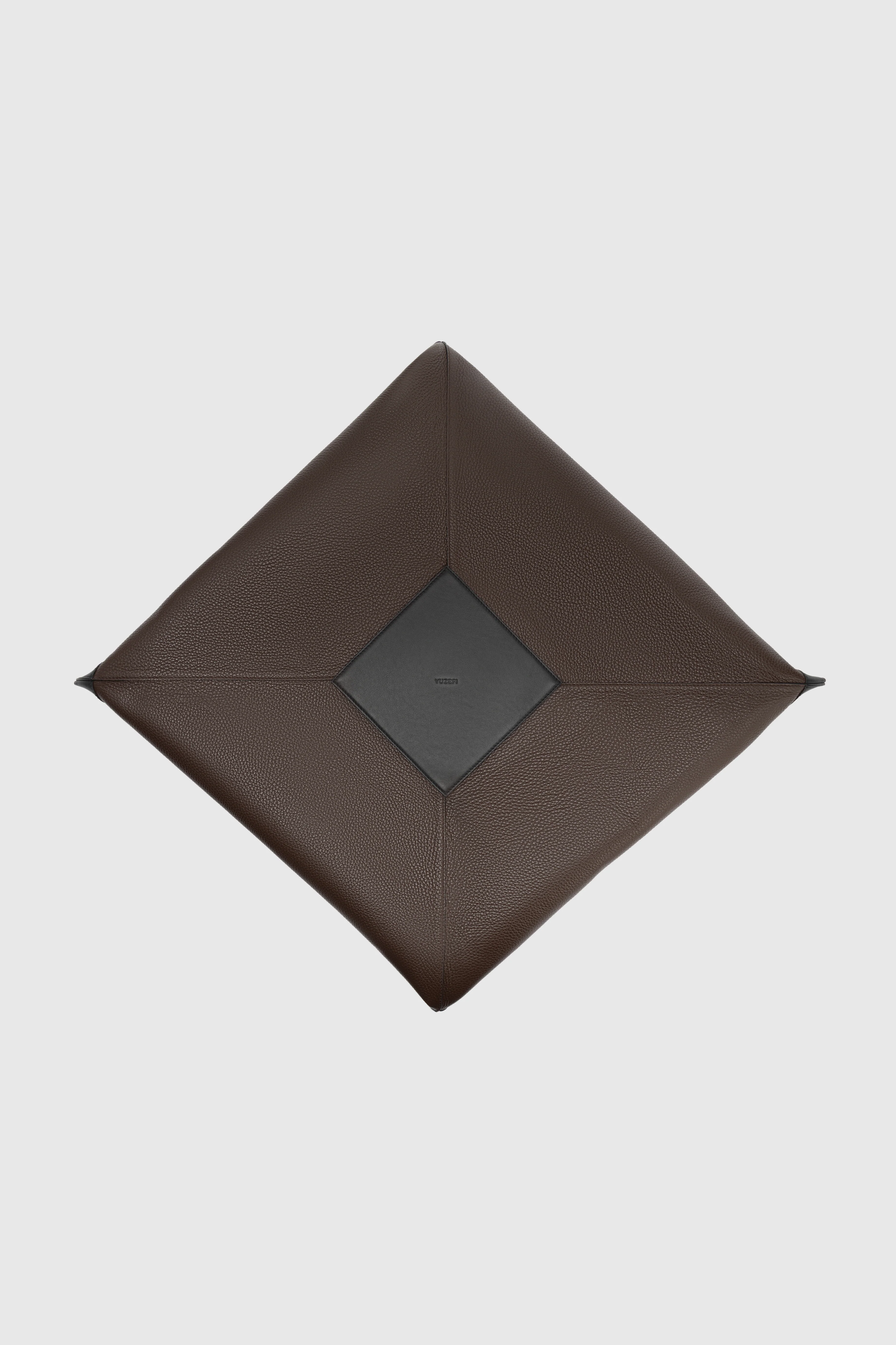 LARGE WONTON - ESPRESSO PEBBLE GRAINED LEATHER - Image 3