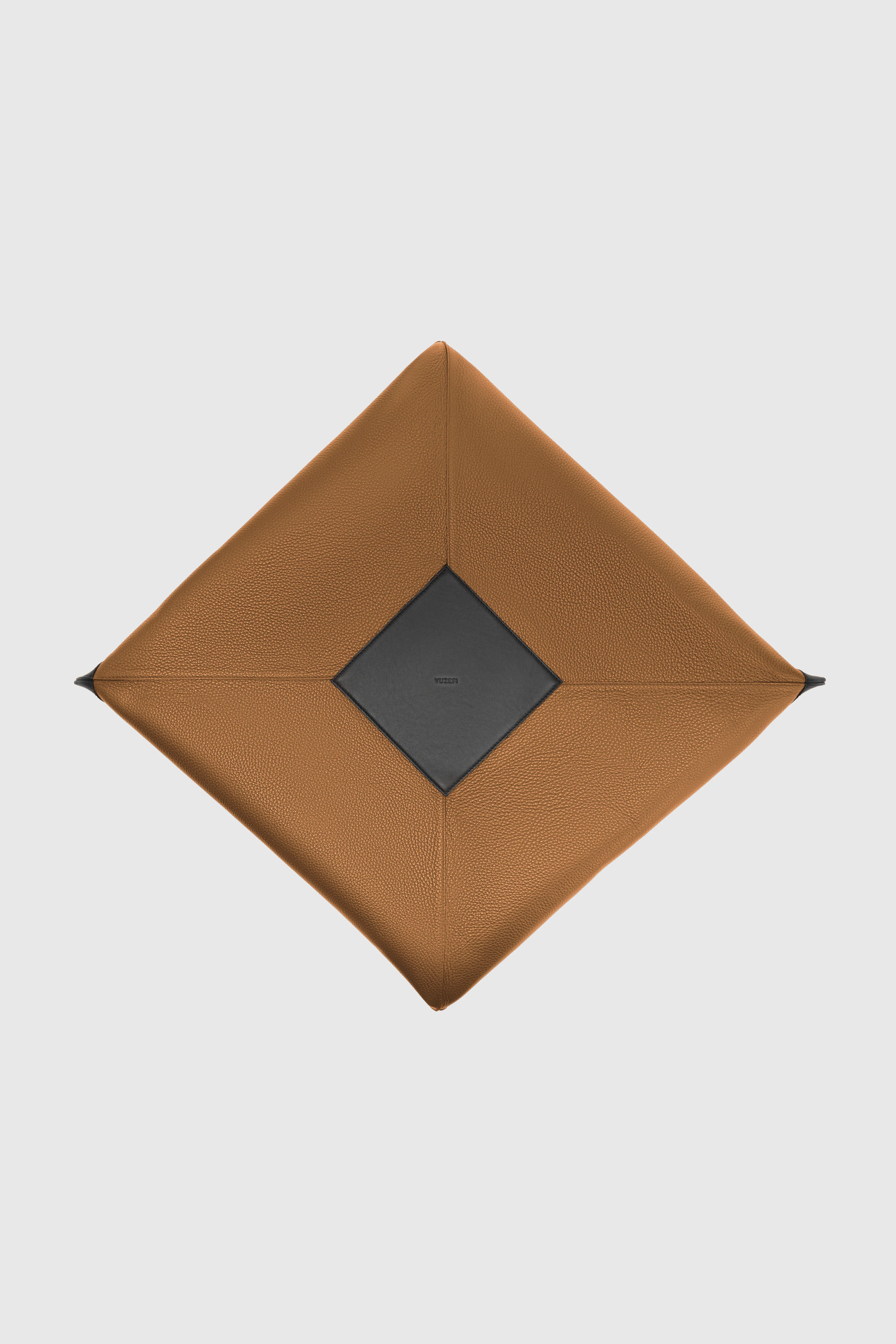 LARGE WONTON - HAZEL PEBBLE GRAINED LEATHER - Image 3