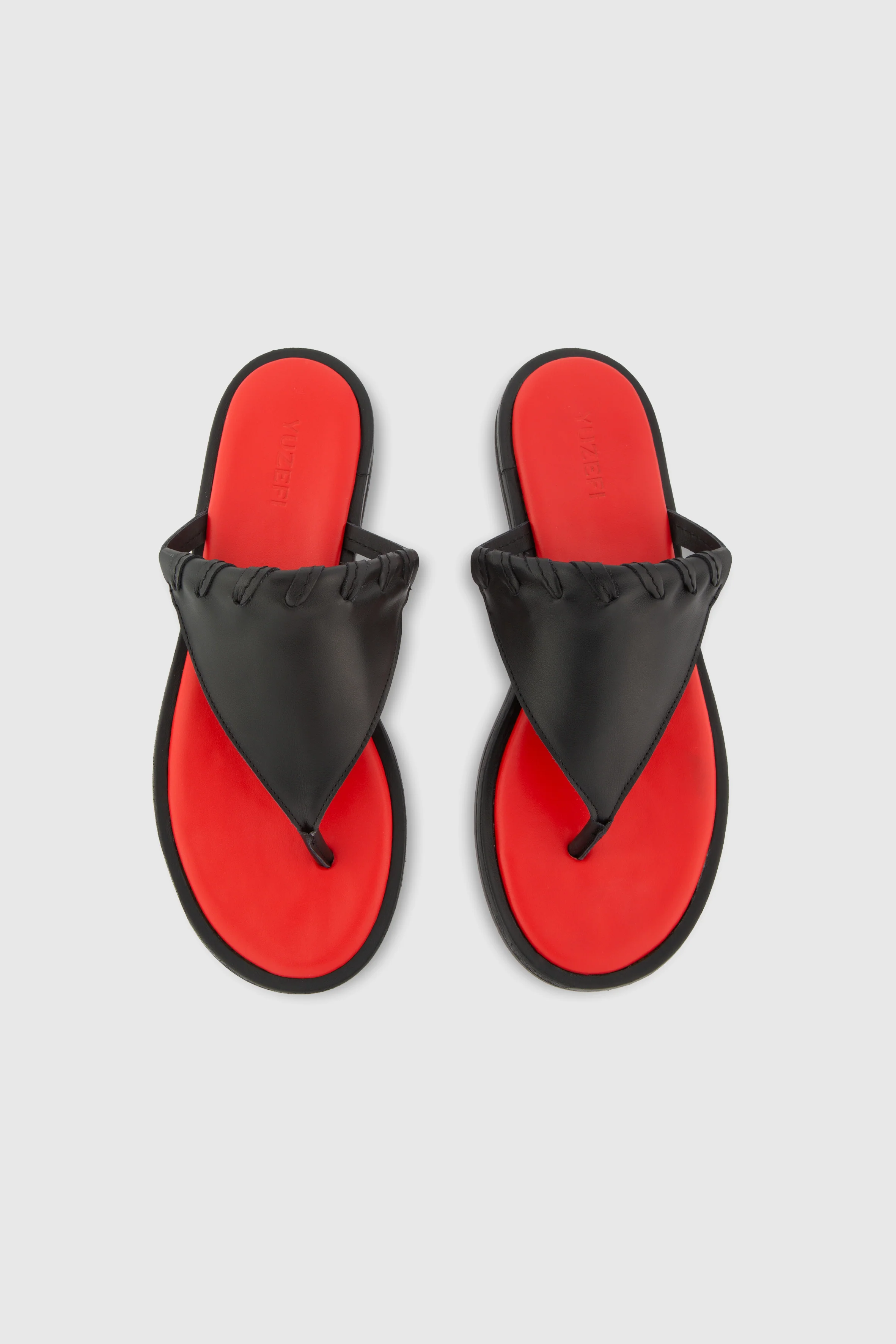 MARIS FLIP FLOP - BLACK GOJI LEATHER - Image 4