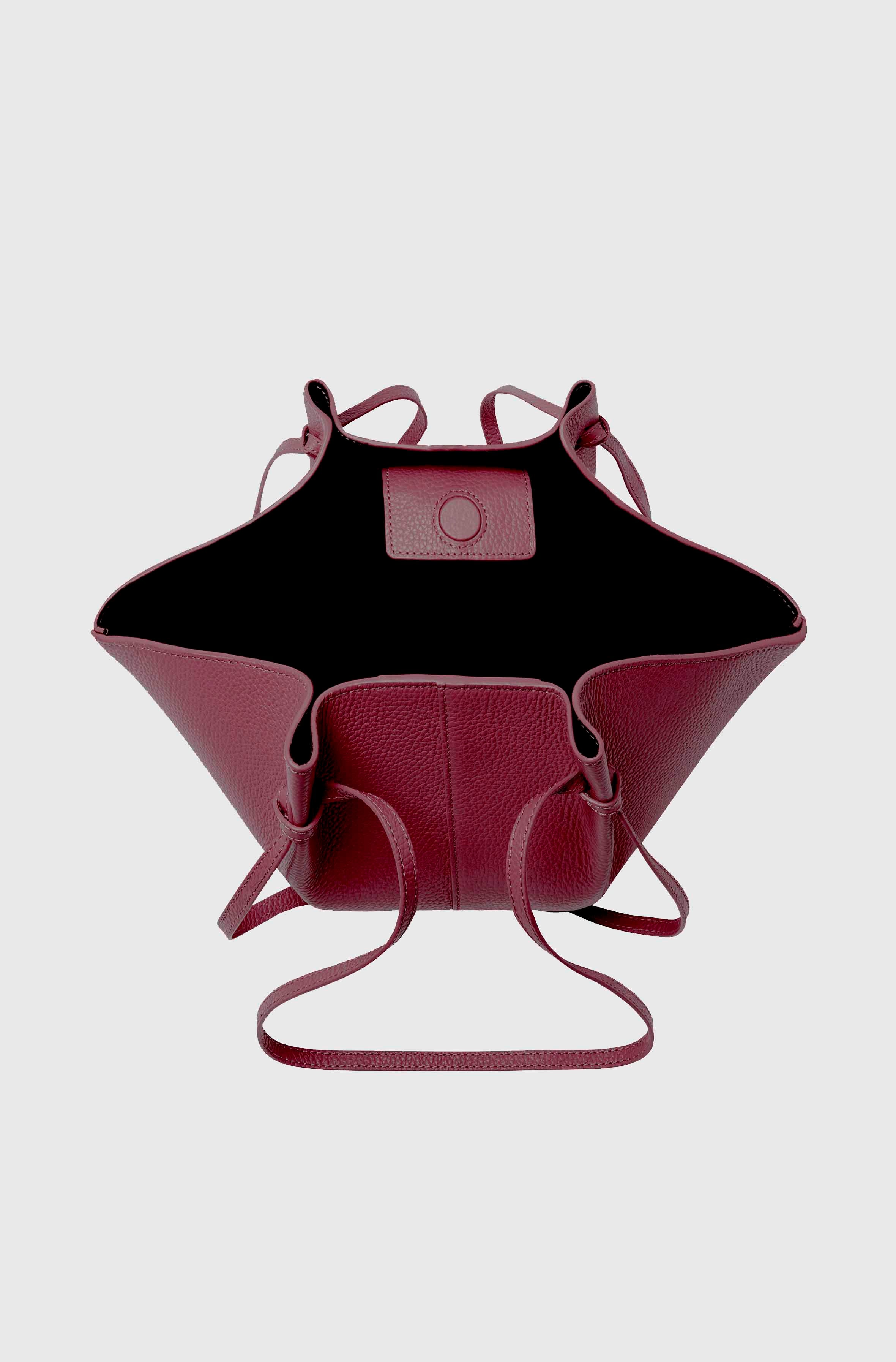 MOCHI - CRANBERRY PEBBLE GRAINED LEATHER - Image 3