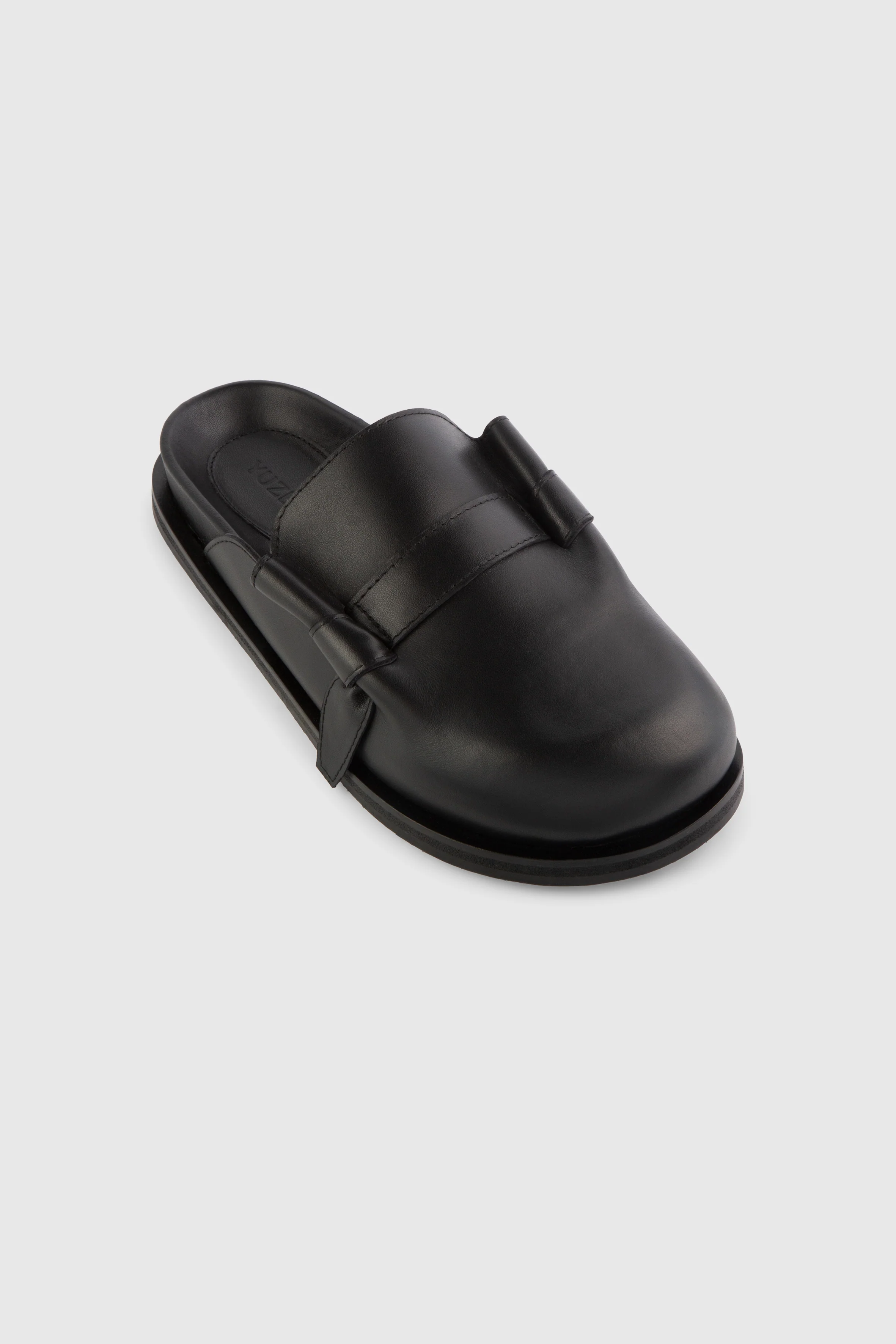 MOCHI SLIDES - BLACK LEATHER - Image 3