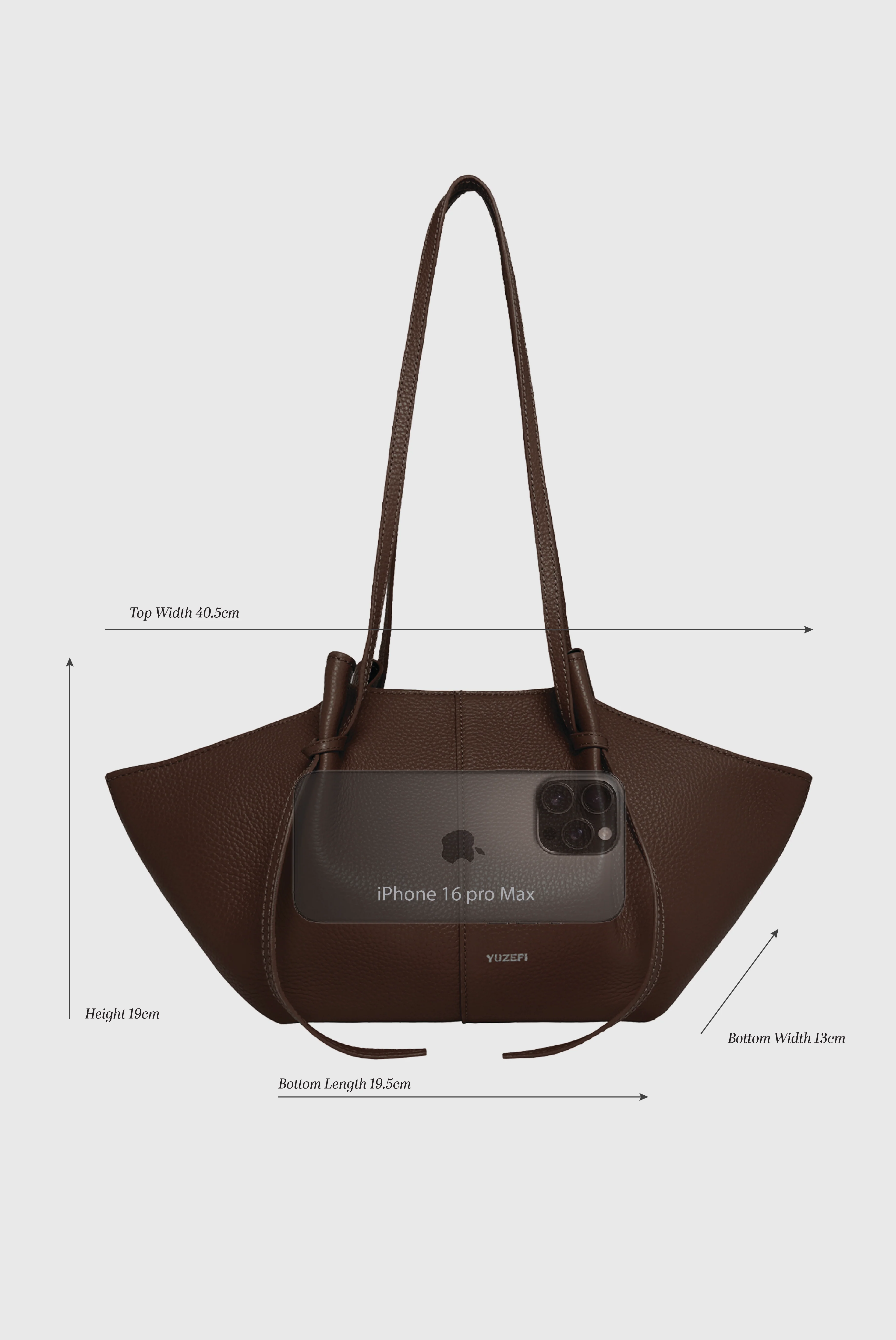 MOCHI - ESPRESSO PEBBLE GRAINED LEATHER - Image 5