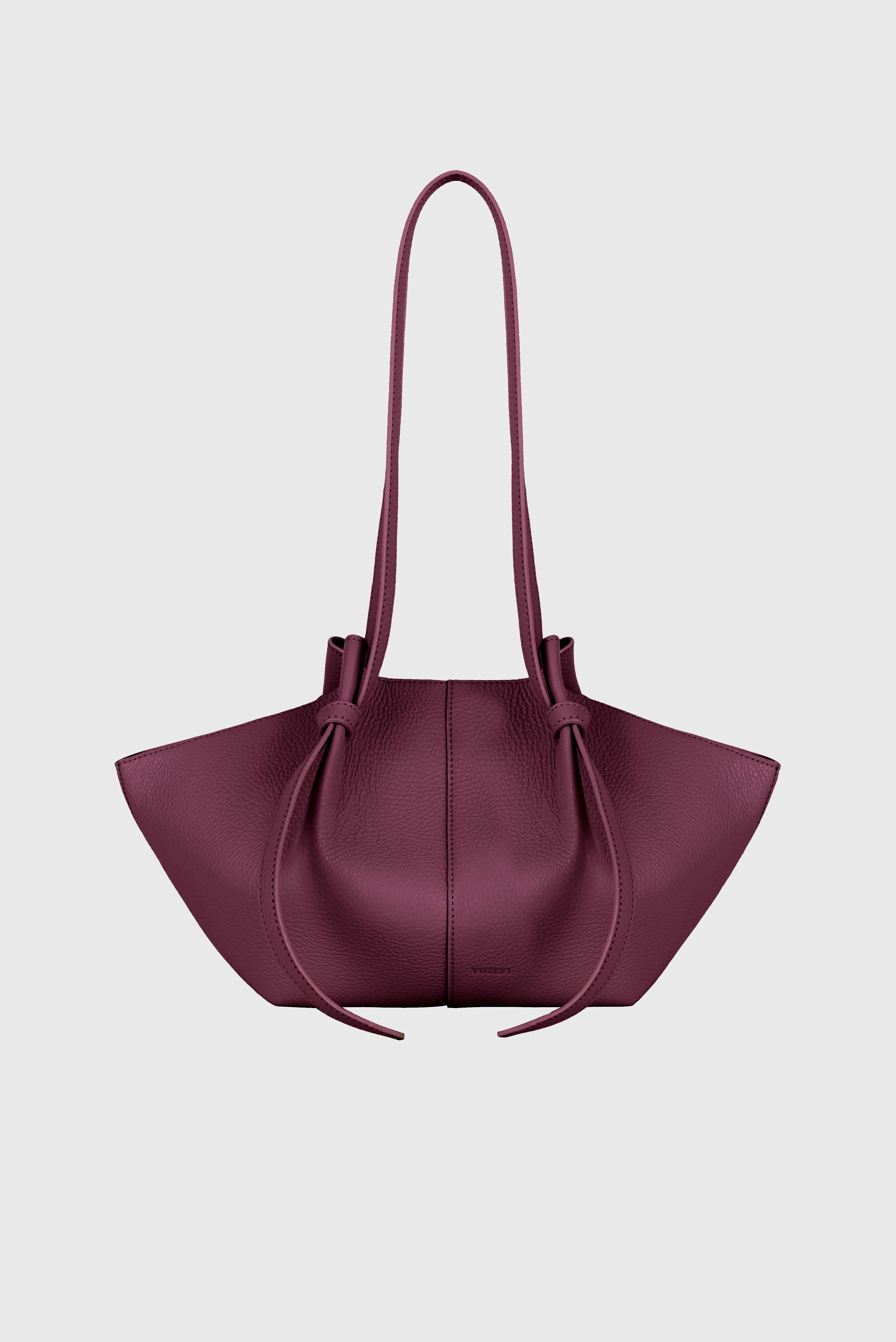 MOCHI - WINE PEBBLE GRAINED LEATHER