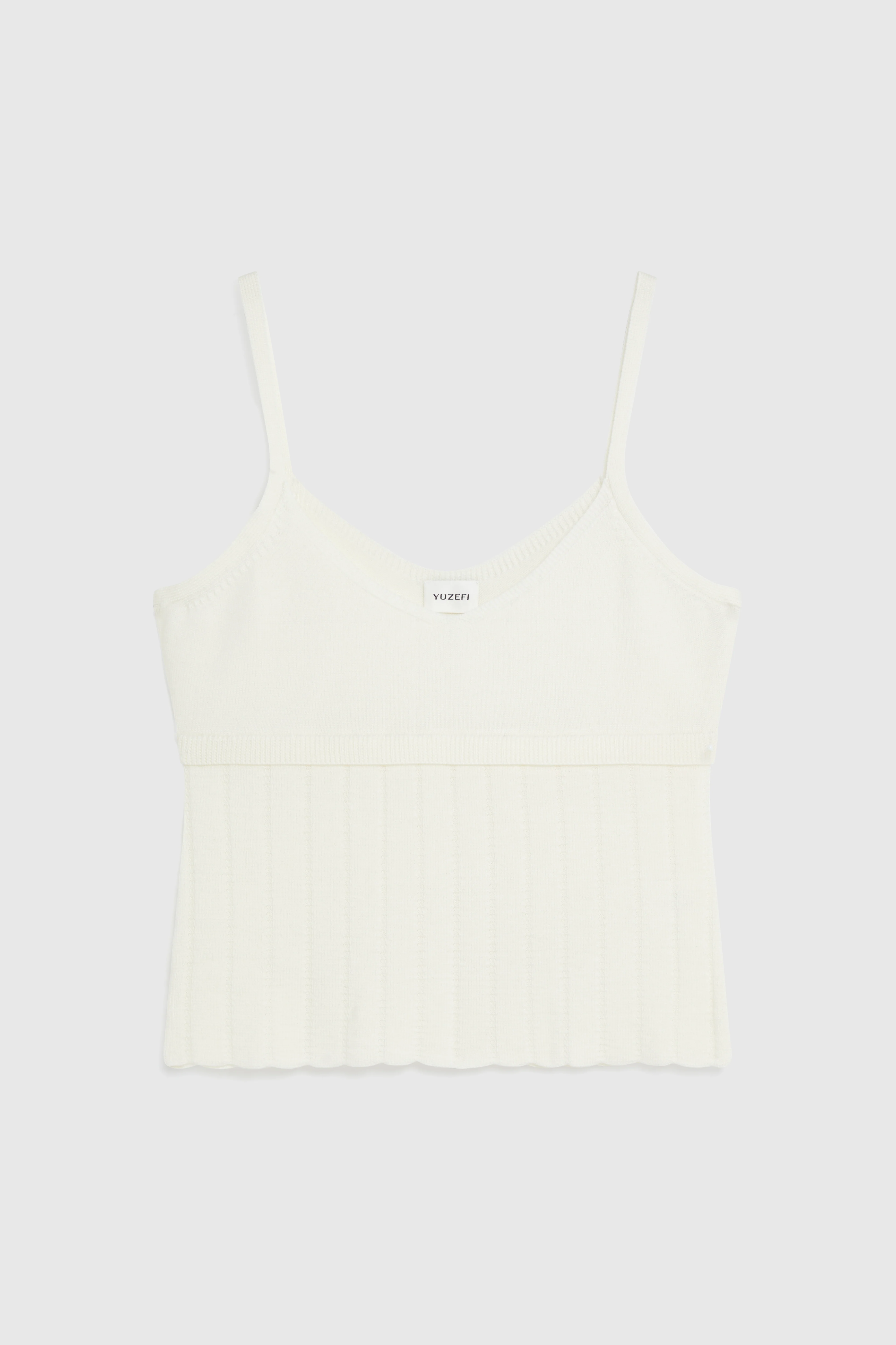NOLA TUCK STITCH STRAPPY TOP - OATMEAL