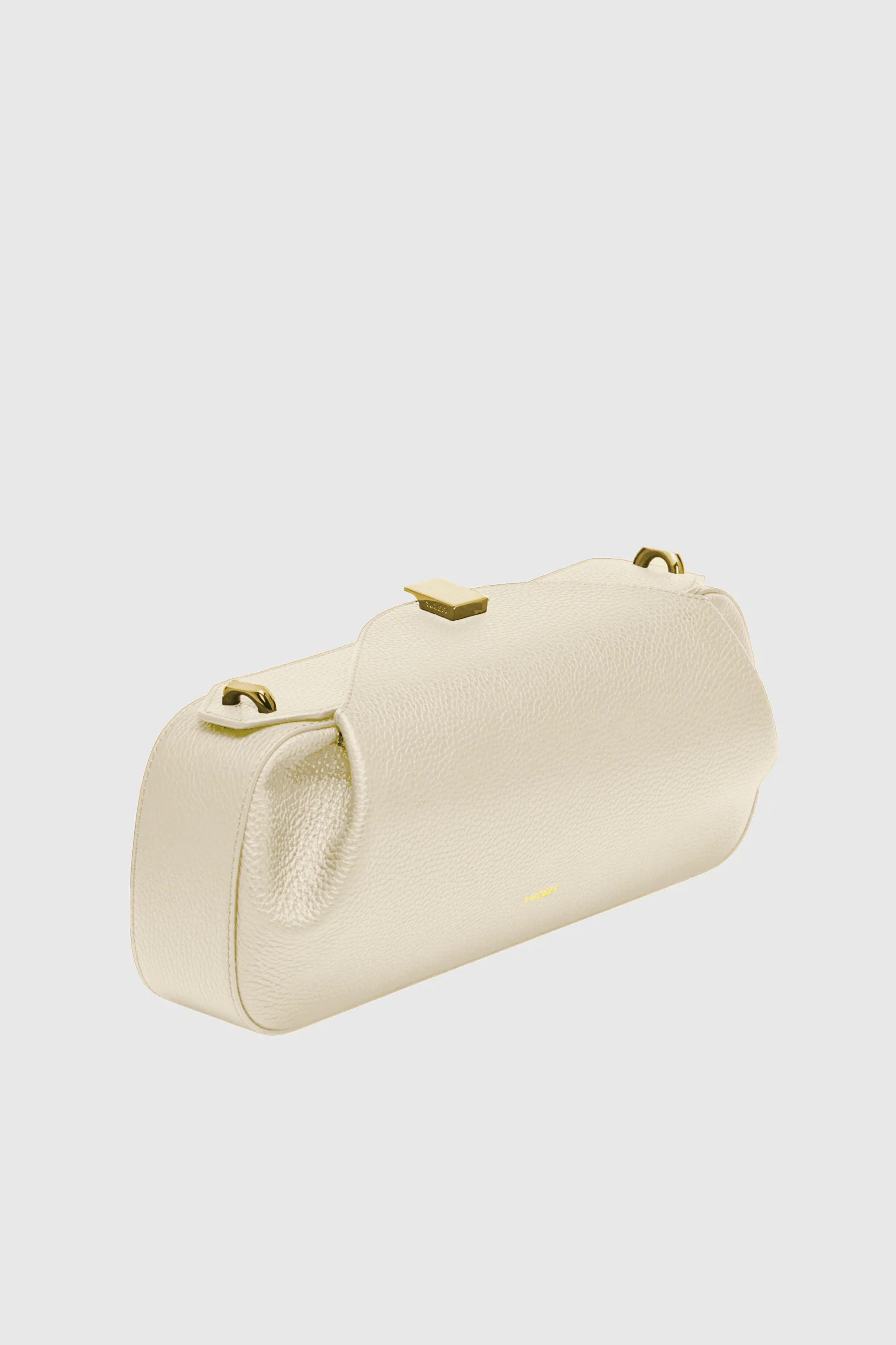 OYSTER CLUTCH - ANGORA PEBBLE GRAINED LEATHER - Image 3