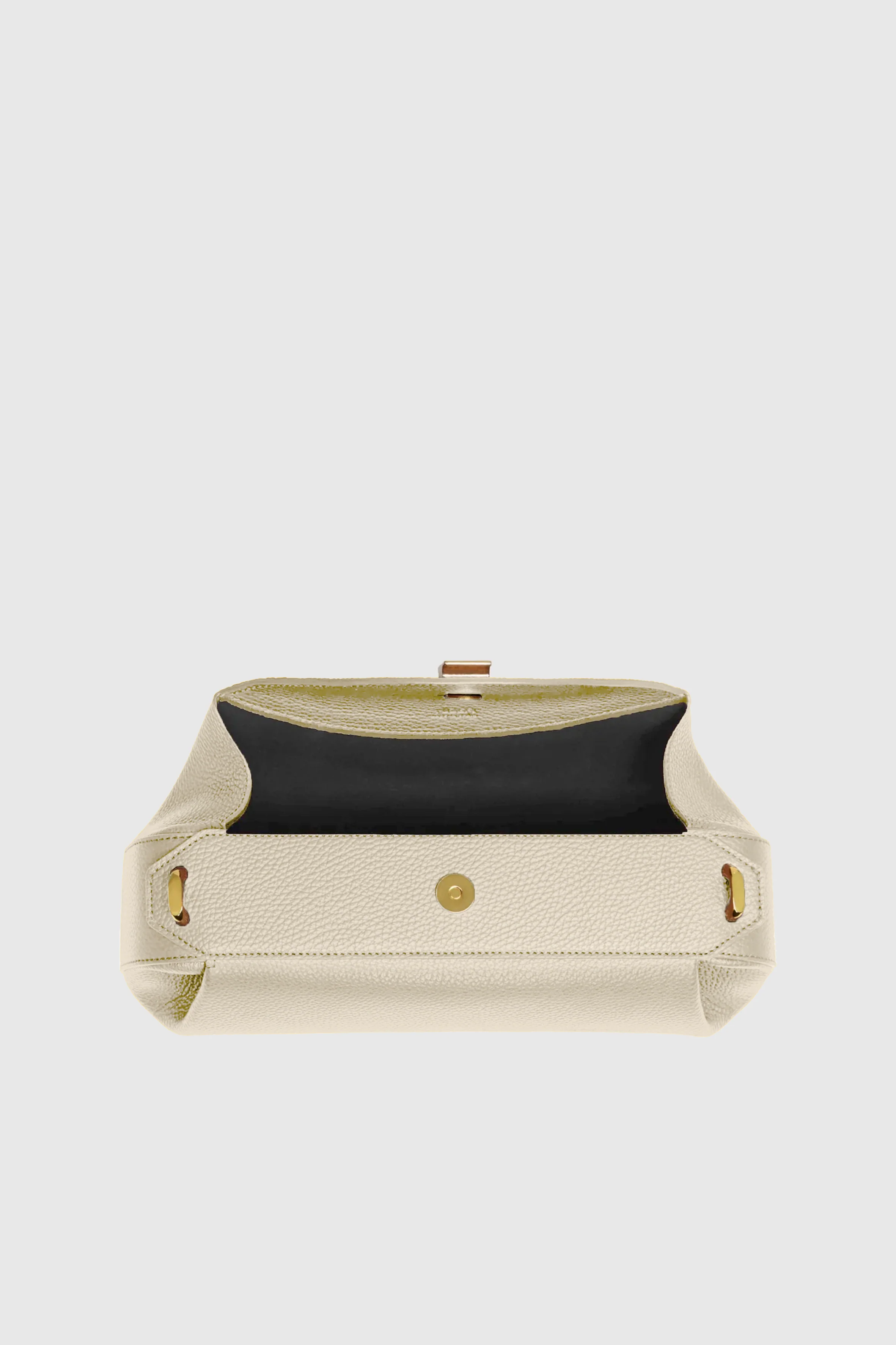 OYSTER CLUTCH - ANGORA PEBBLE GRAINED LEATHER - Image 5