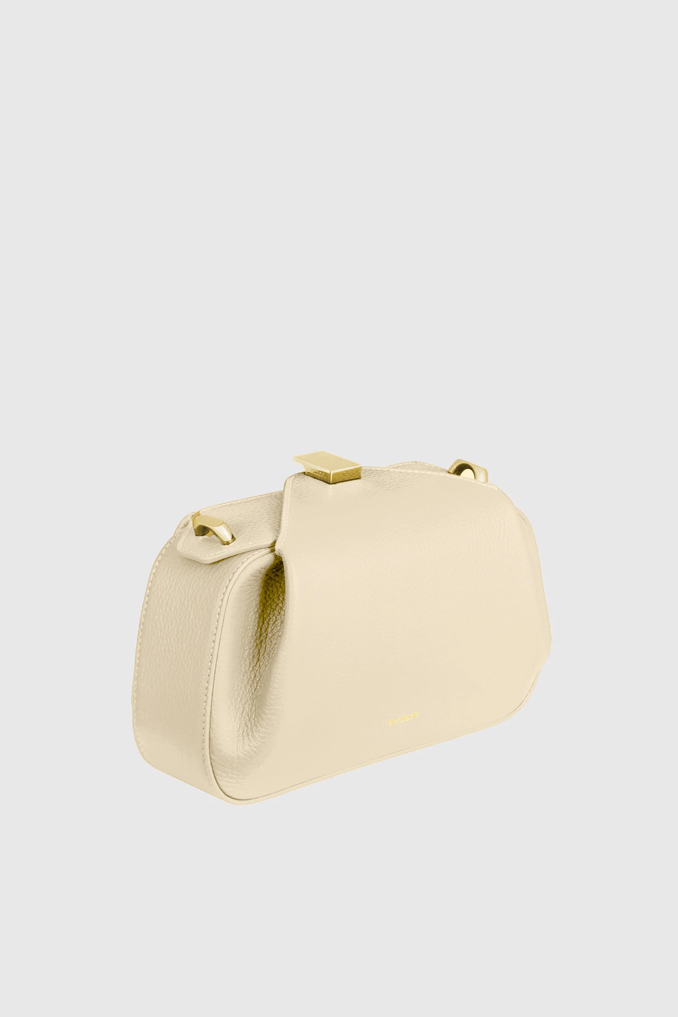 OYSTER MINI CLUTCH - ANGORA PEBBLE GRAINED LEATHER - Image 3