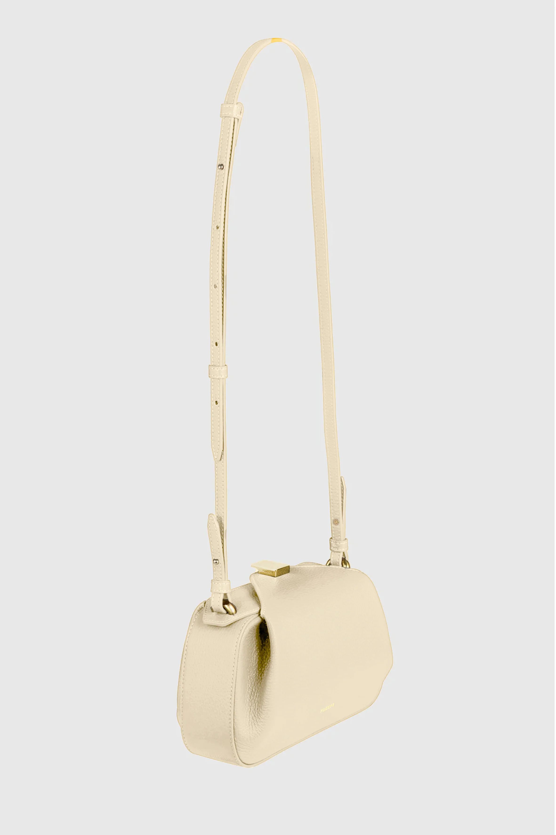 OYSTER MINI CLUTCH - ANGORA PEBBLE GRAINED LEATHER - Image 4