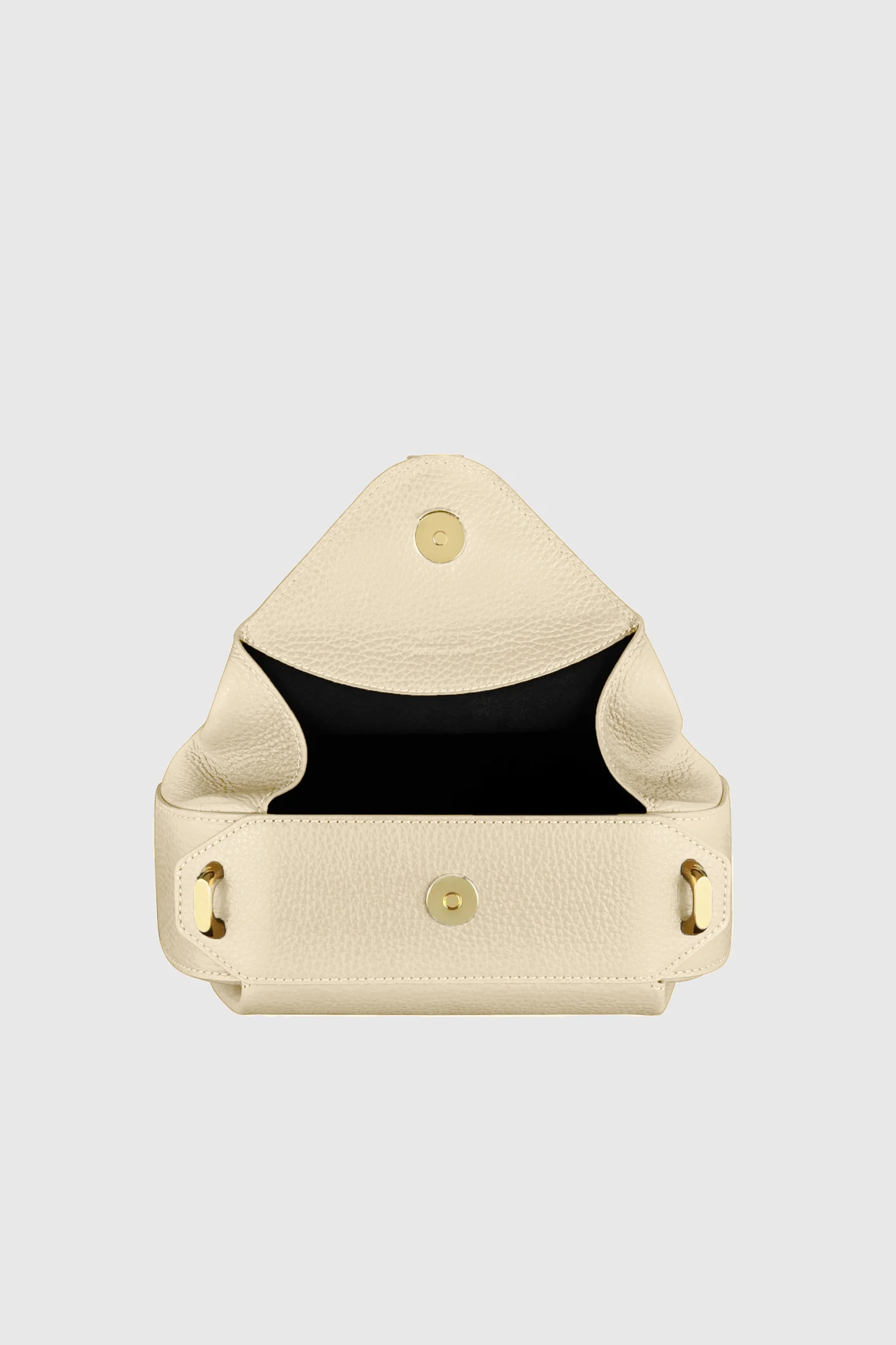 OYSTER MINI CLUTCH - ANGORA PEBBLE GRAINED LEATHER - Image 5