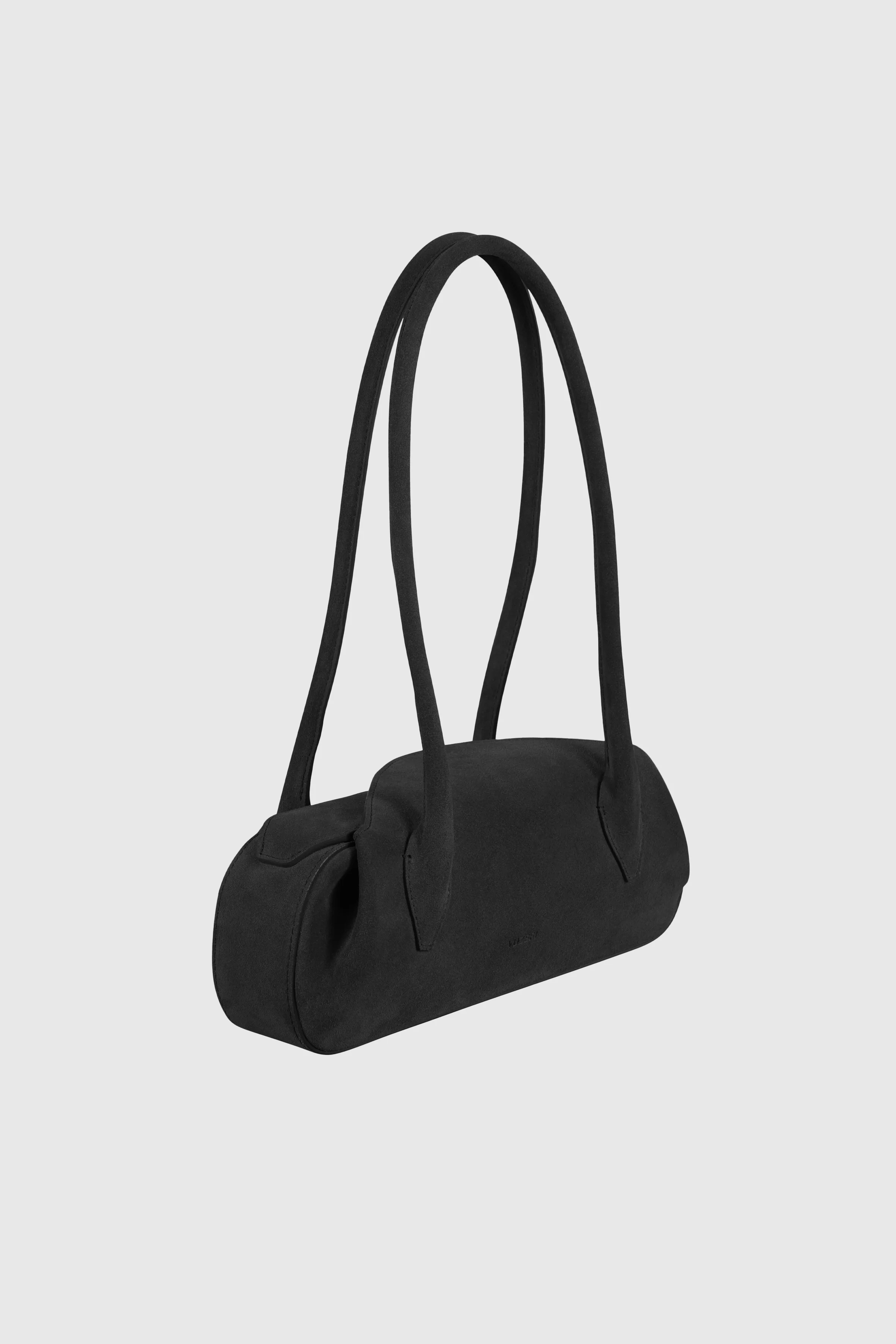 OYSTER MINI SHOULDER BAG - BLACK SUEDE - Image 2