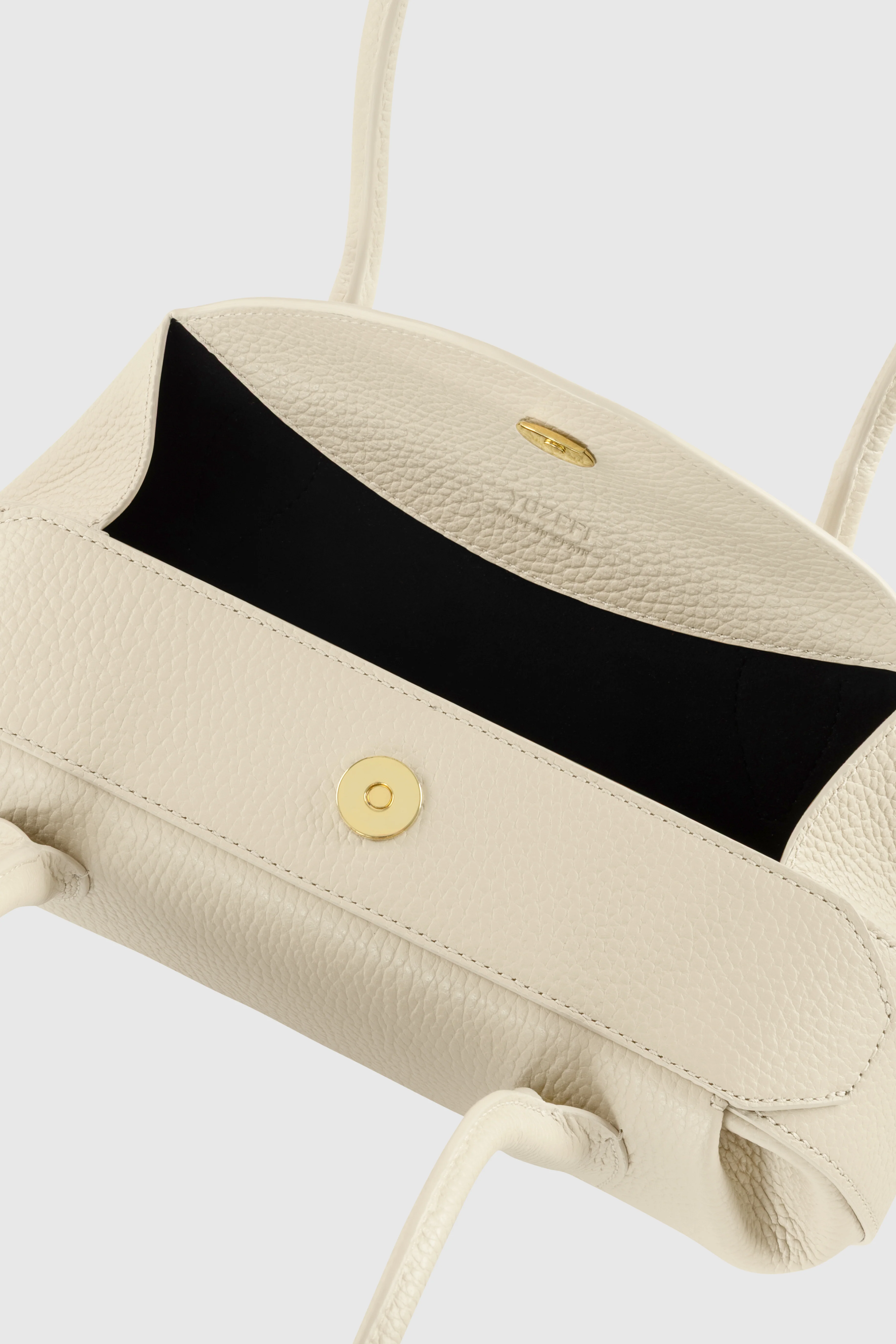 OYSTER MINI SHOULDER BAG - ANGORA PEBBLE GRAINED LEATHER - Image 4