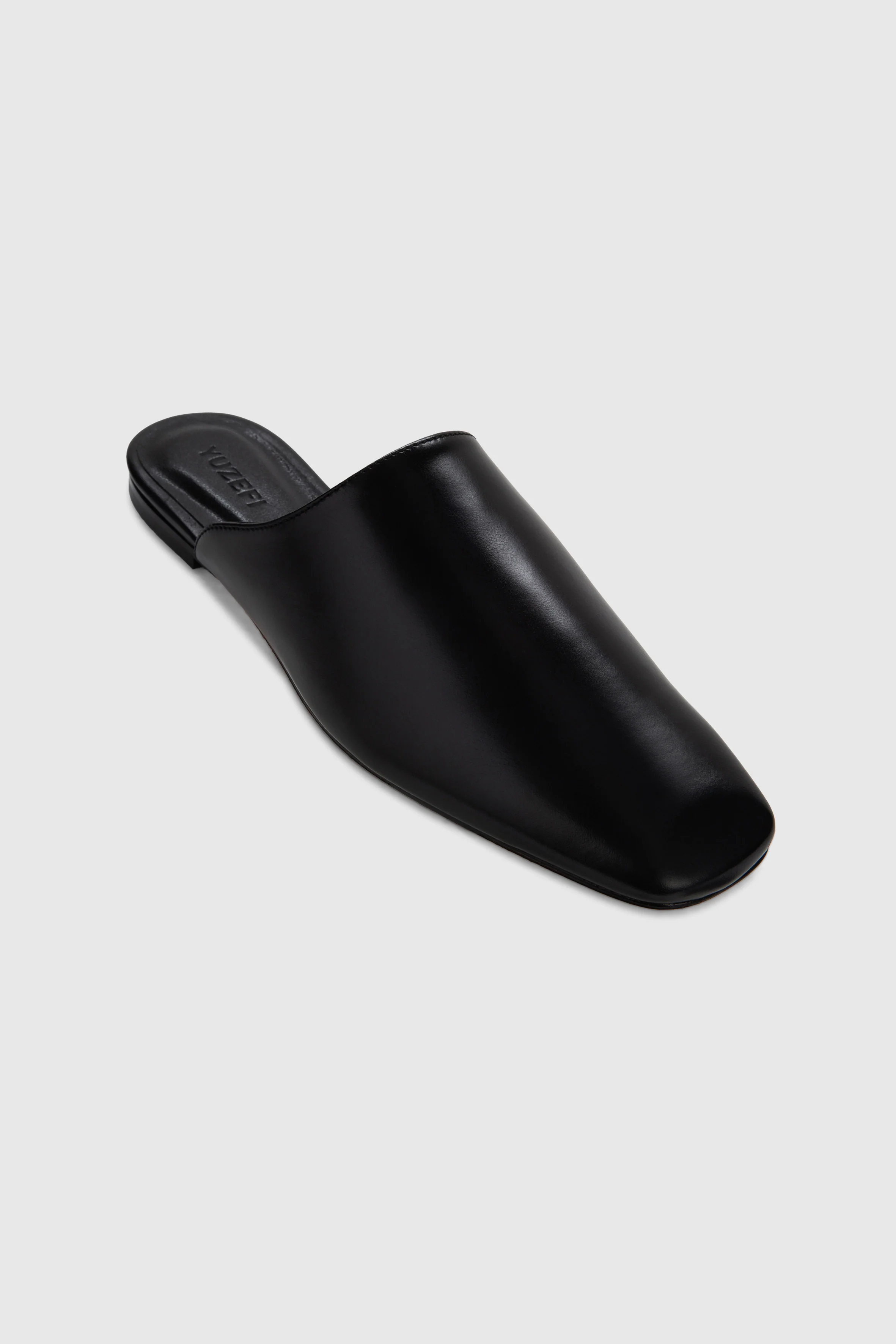 SAHRA SLIPPER - BLACK LEATHER - Image 2