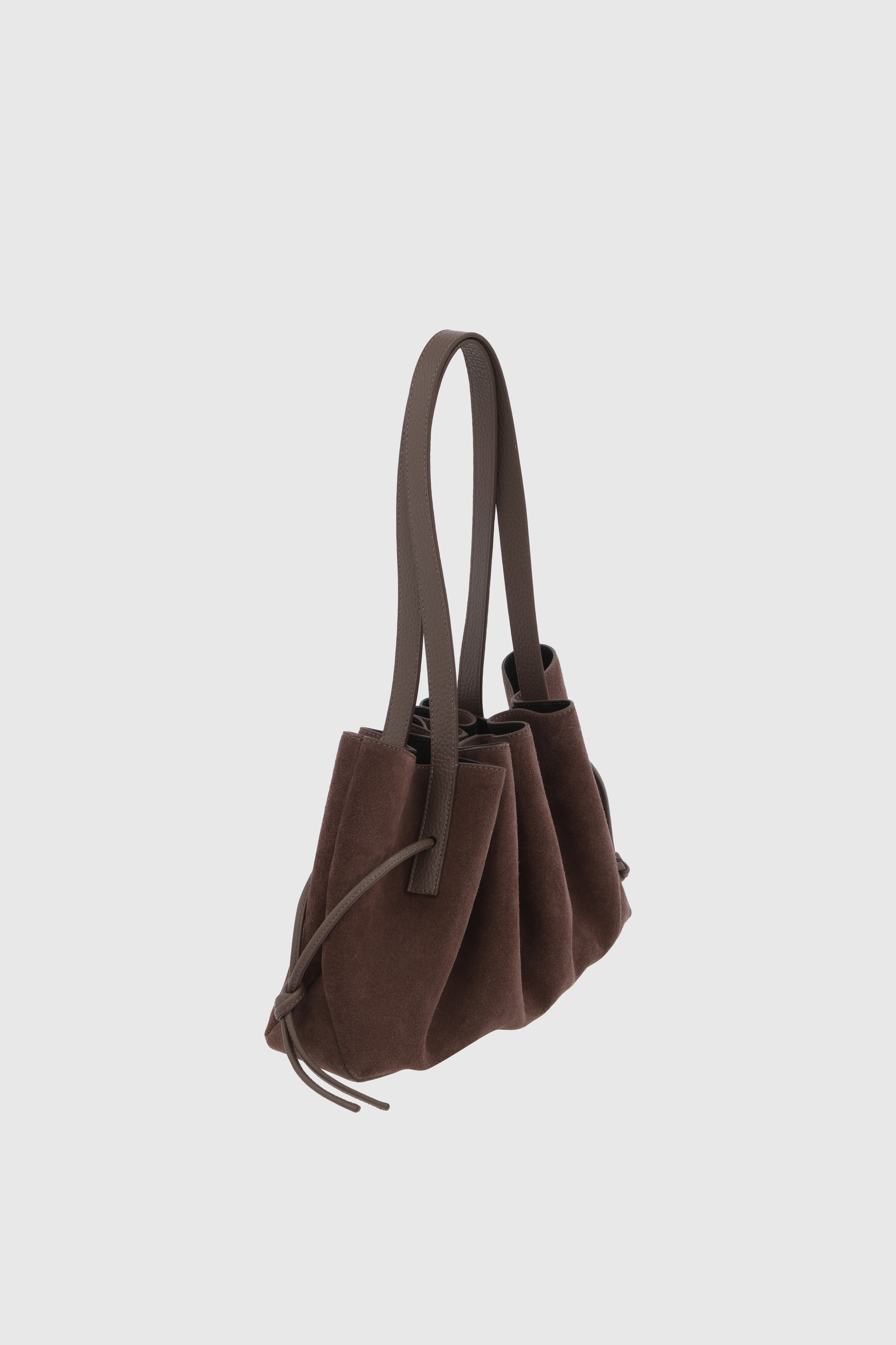 SCALLOP SHOULDER BAG - NUTMEG SUEDE - Image 2